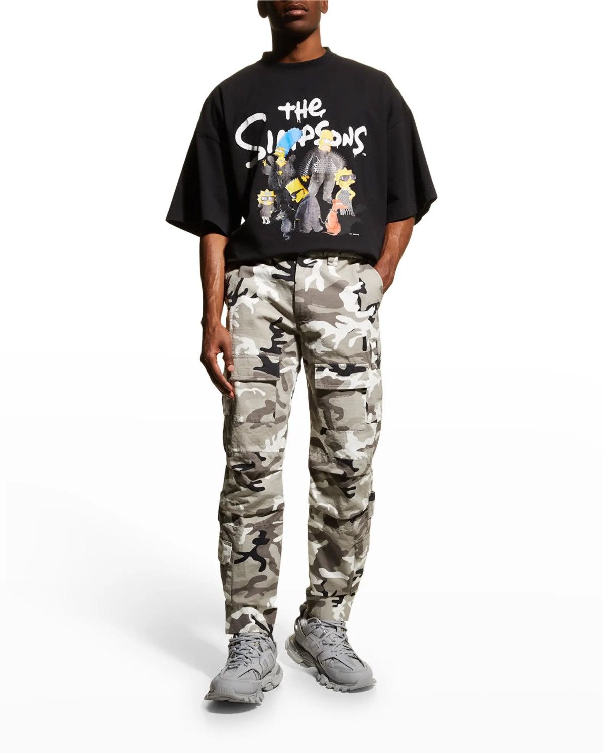 Balenciaga Balenciaga Fitted Camo Cargo Pants Size US 32 / EU 48 - 3 Thumbnail