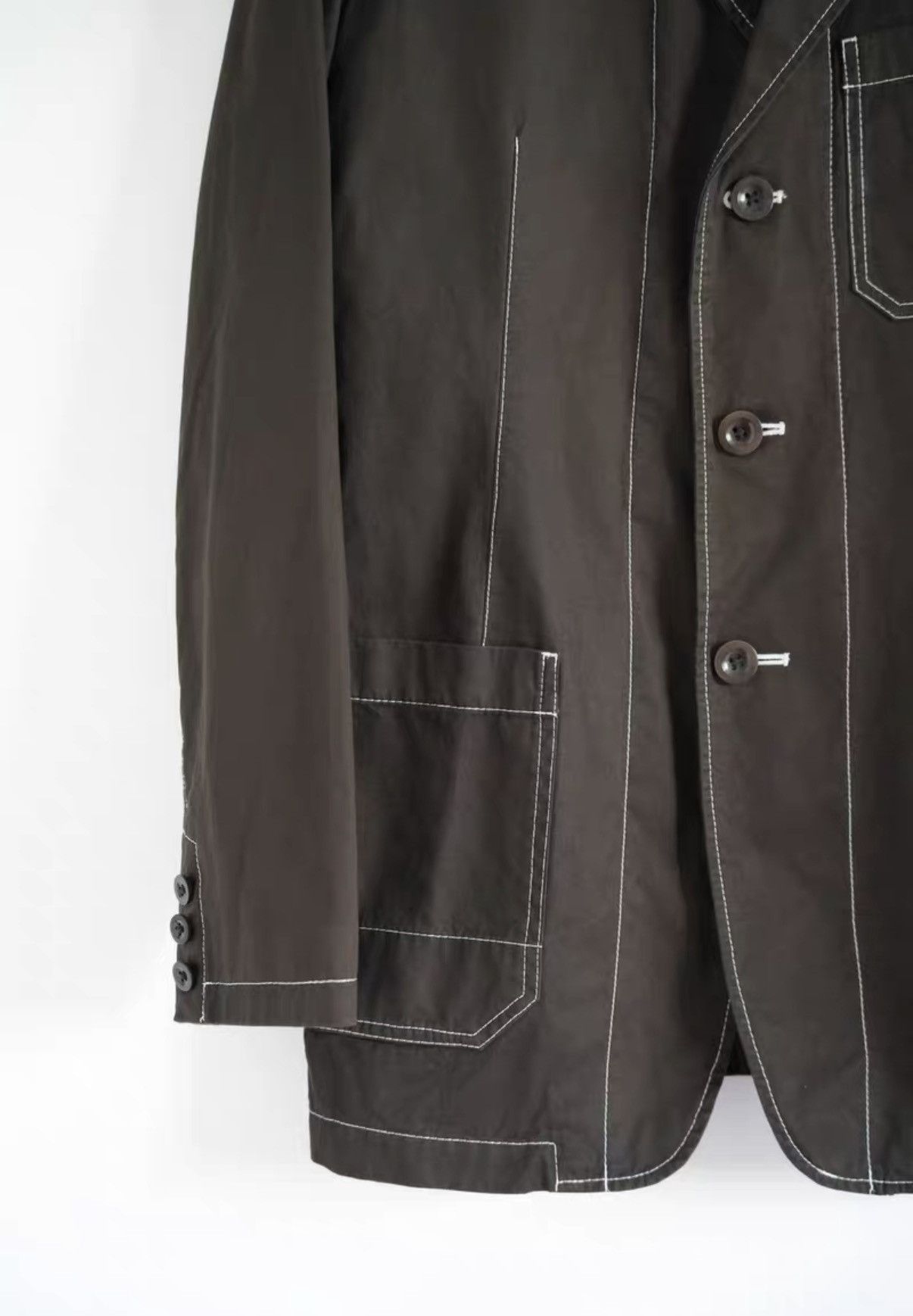 Yohji Yamamoto Yohji Yamamoto 09aw Structured Stitch Blazer K4 Size US M / EU 48-50 / 2 - 4 Thumbnail