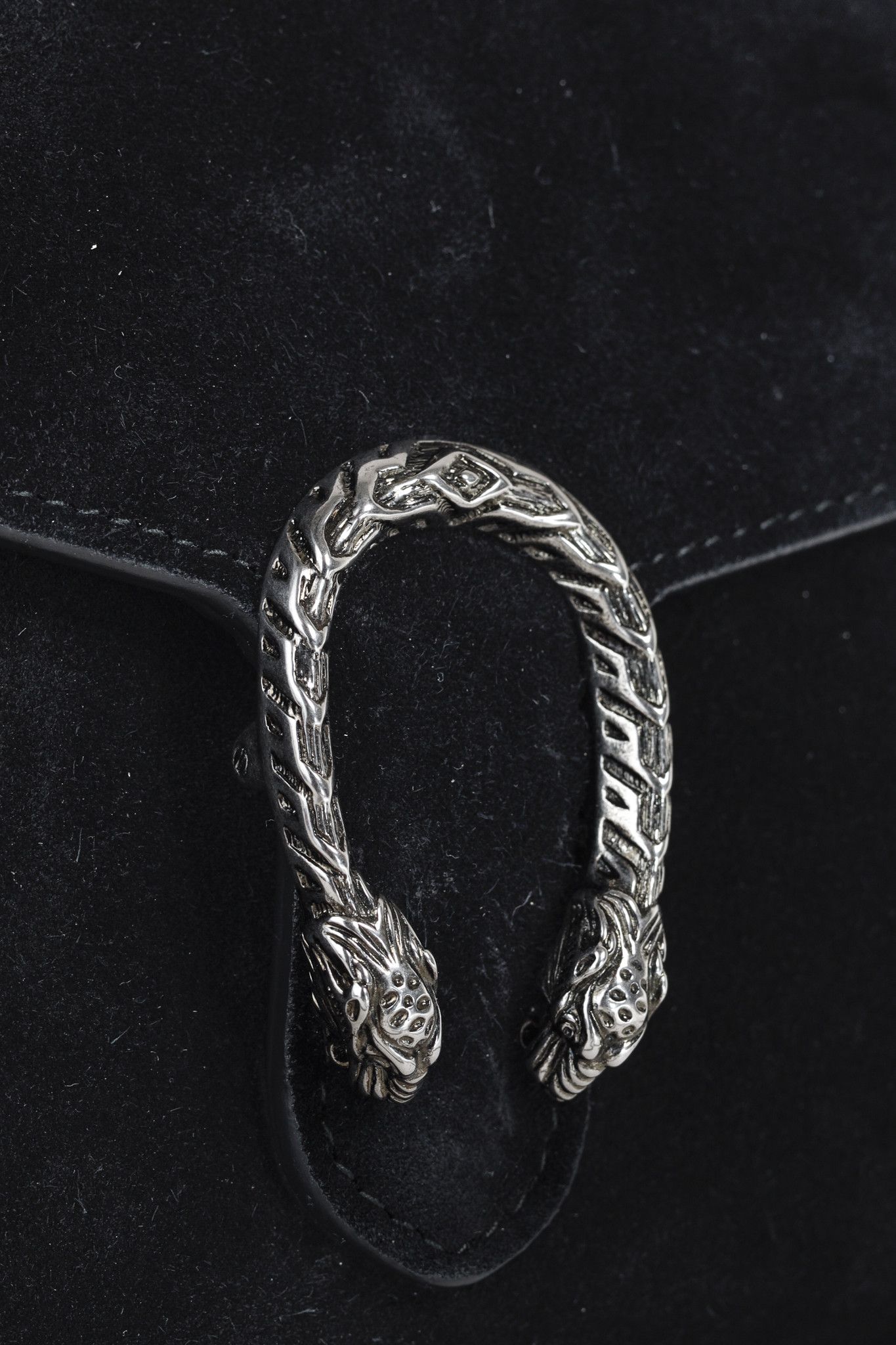 Gucci Gucci Dionysus Black Suede Wallet on Chain Size ONE SIZE - 9 Thumbnail
