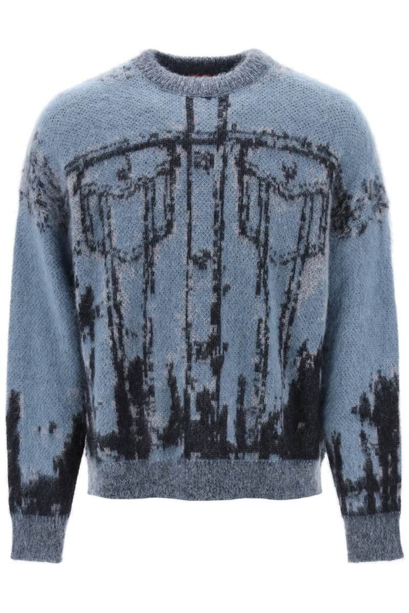 Diesel Diesel Trompe L’Oeil Mohair sweater (K-Patmos) Size US S / EU 44-46 / 1 - 1 Thumbnail