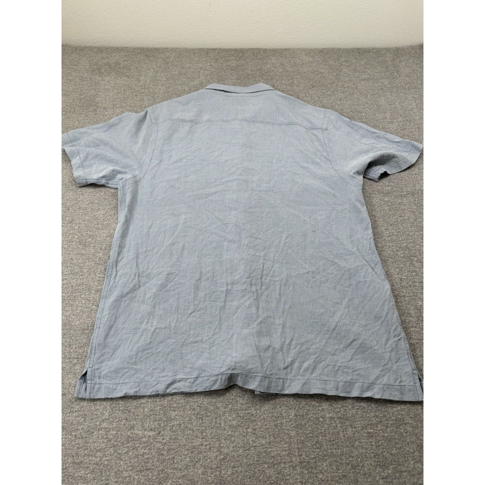Vintage Toes on the Nose Button-Up Shirt Men's XXL Blue Short Sleeve Casual Travel Button Front Pocket Beach Tropical 2XL White, Tan? Size US XXL / EU 58 / 5 - 7 Thumbnail