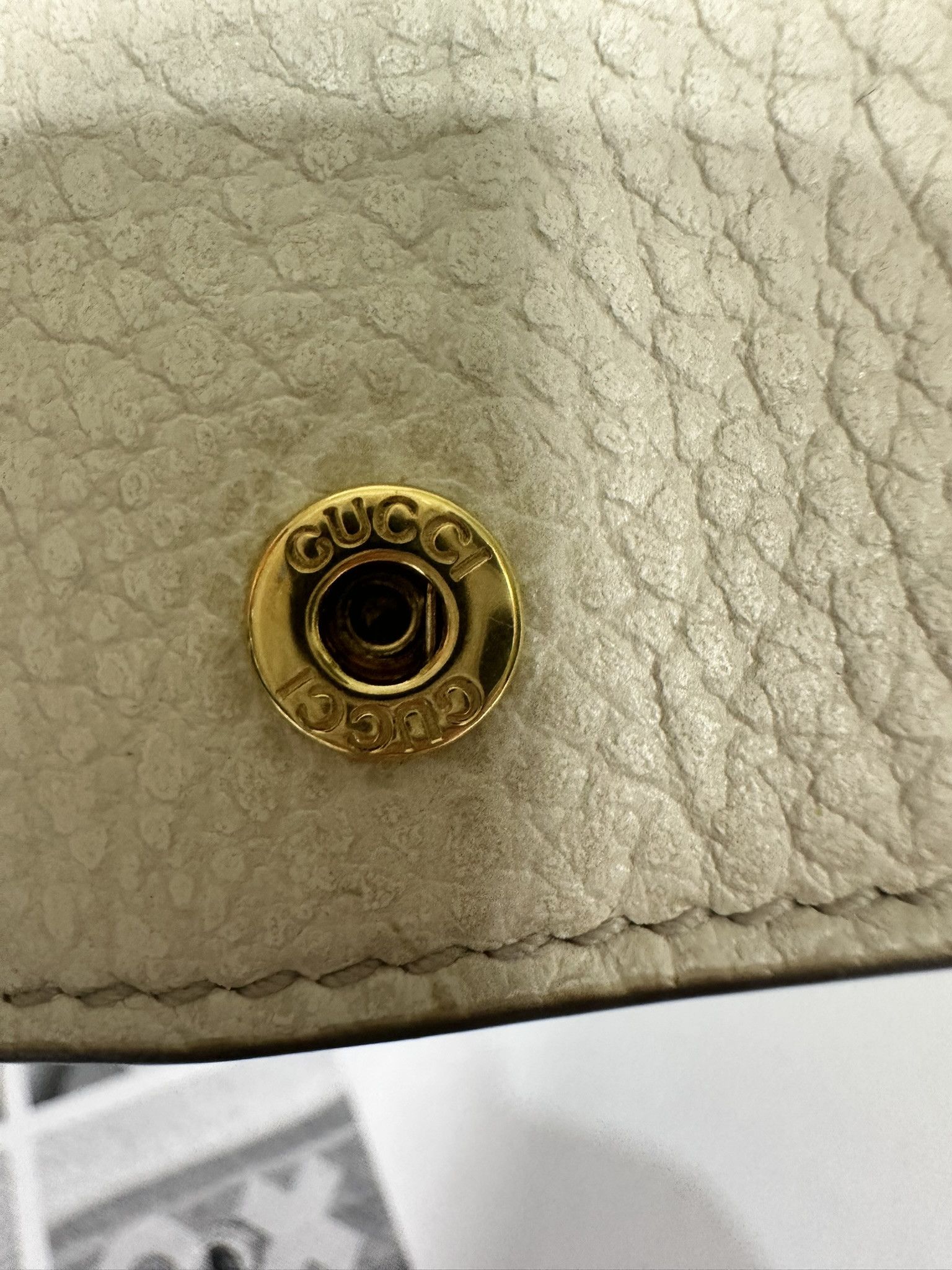 Gucci Gucci Wallet Marmont Supreme GG Monogram Ivory Leather Size ONE SIZE - 18 Thumbnail