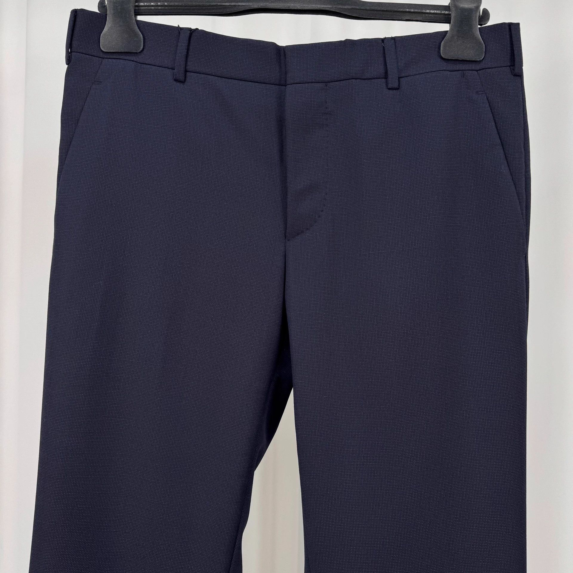 Prada Prada navy blue tailored trousers 46 new unhemmed Size US 30 / EU 46 - 3 Thumbnail