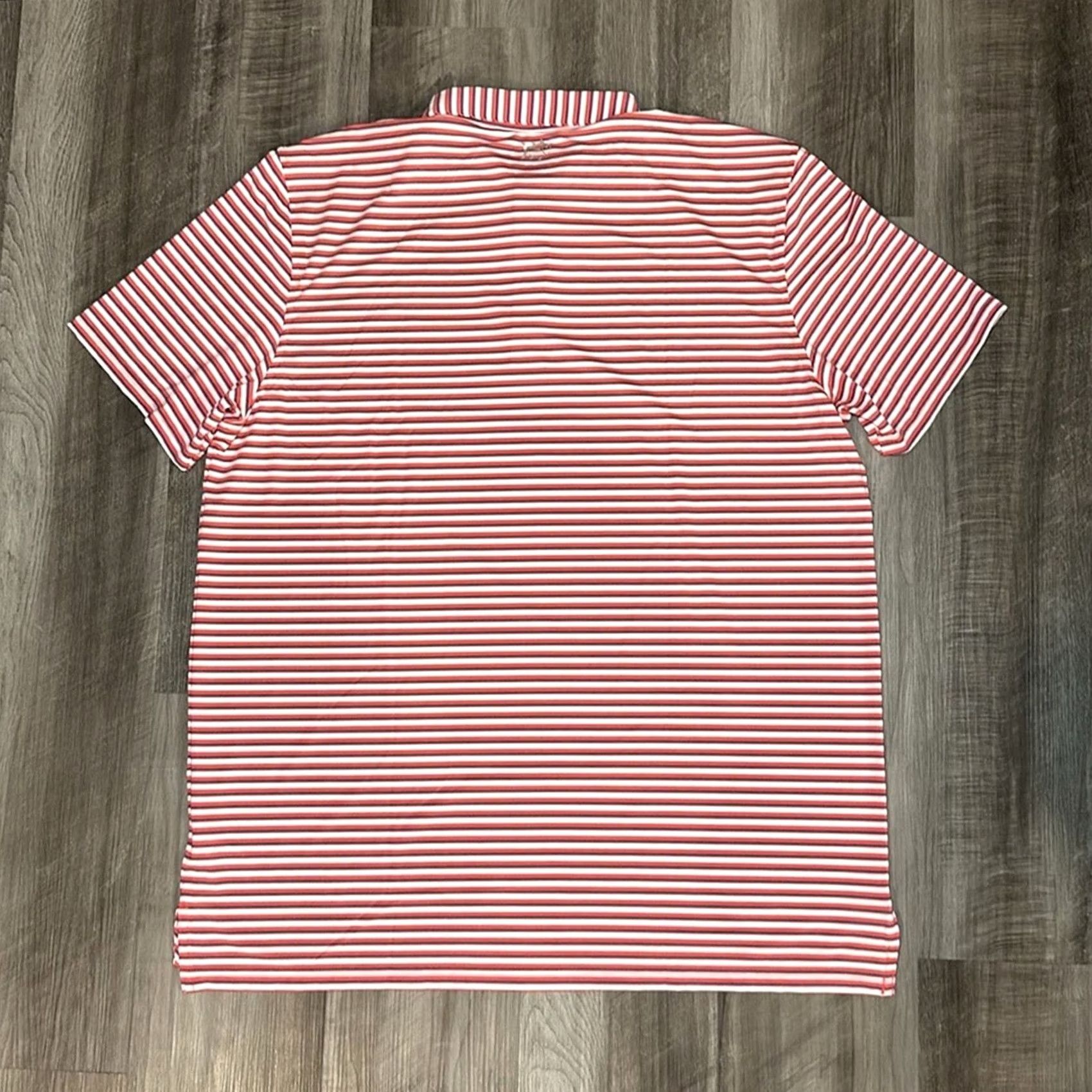 Southern Tide Southern Tide Polo - 2XL Men Red Gulf Stripe Driver Shirt Size US XXL / EU 58 / 5 - 3 Thumbnail