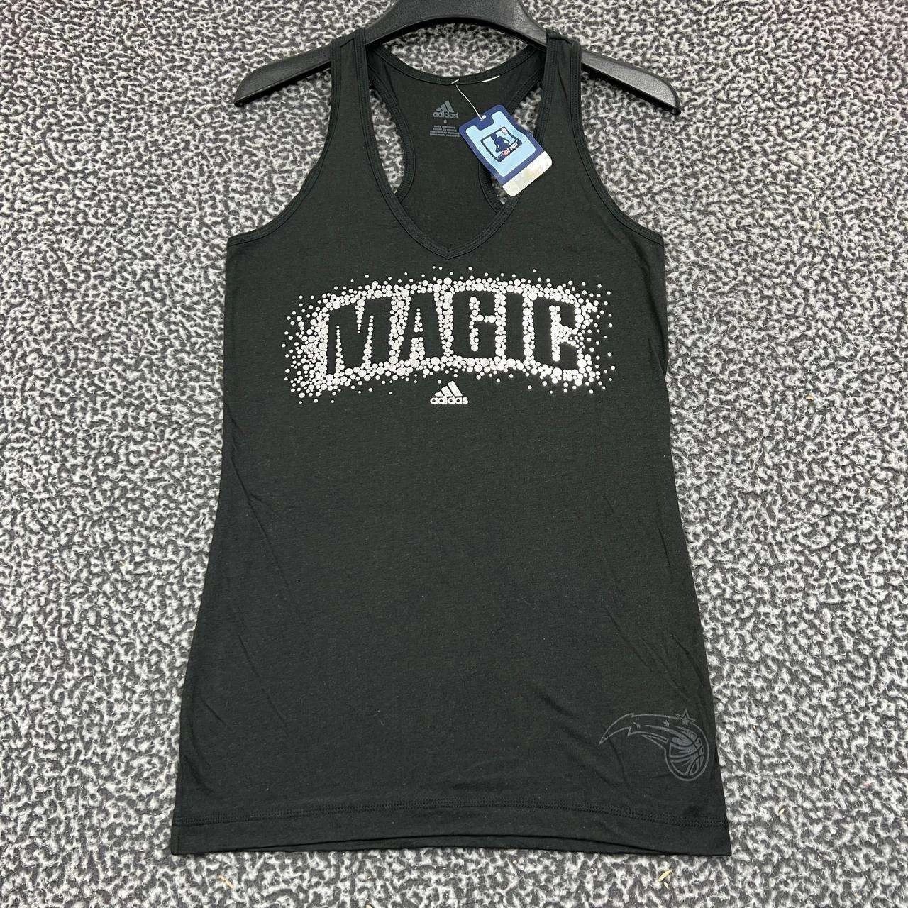 Adidas Orlando Magic Shirt Women Black Sleeveless Racerback New S Size S / US 4 / IT 40 - 1 Thumbnail