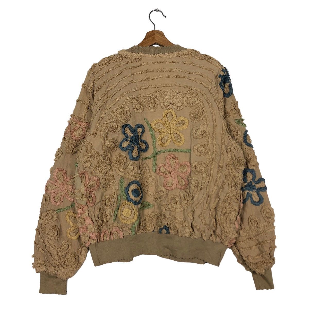 Japanese Brand 🔥90’s Vintage Cardigan Jacket Damze Quilted Flower Coogi Size US L / EU 52-54 / 3 - 8 Thumbnail