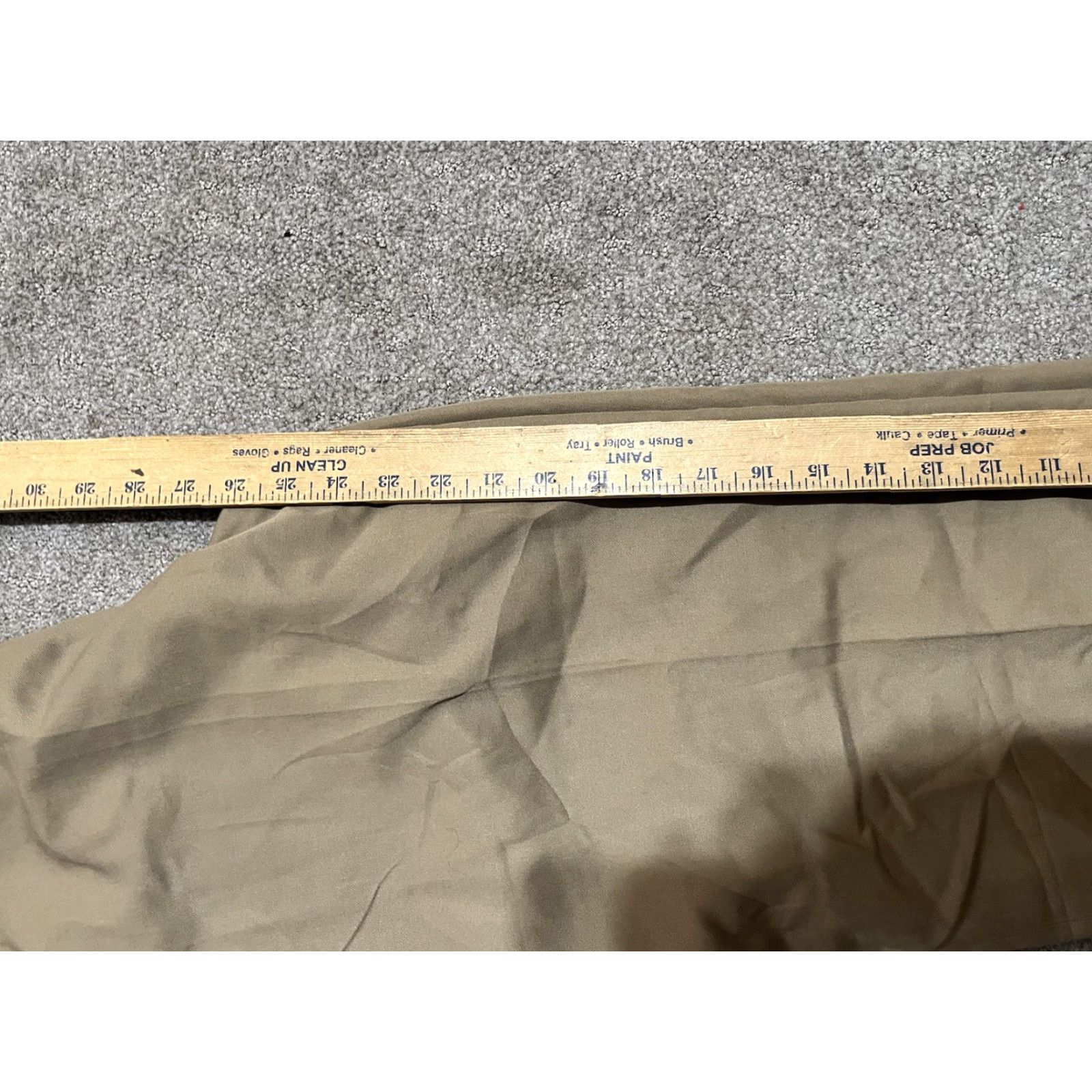 Nordstrom Nordstrom Men’s Khaki Polyester Blend Pleated Dress Pants Size 31R Size US 31 - 5 Thumbnail