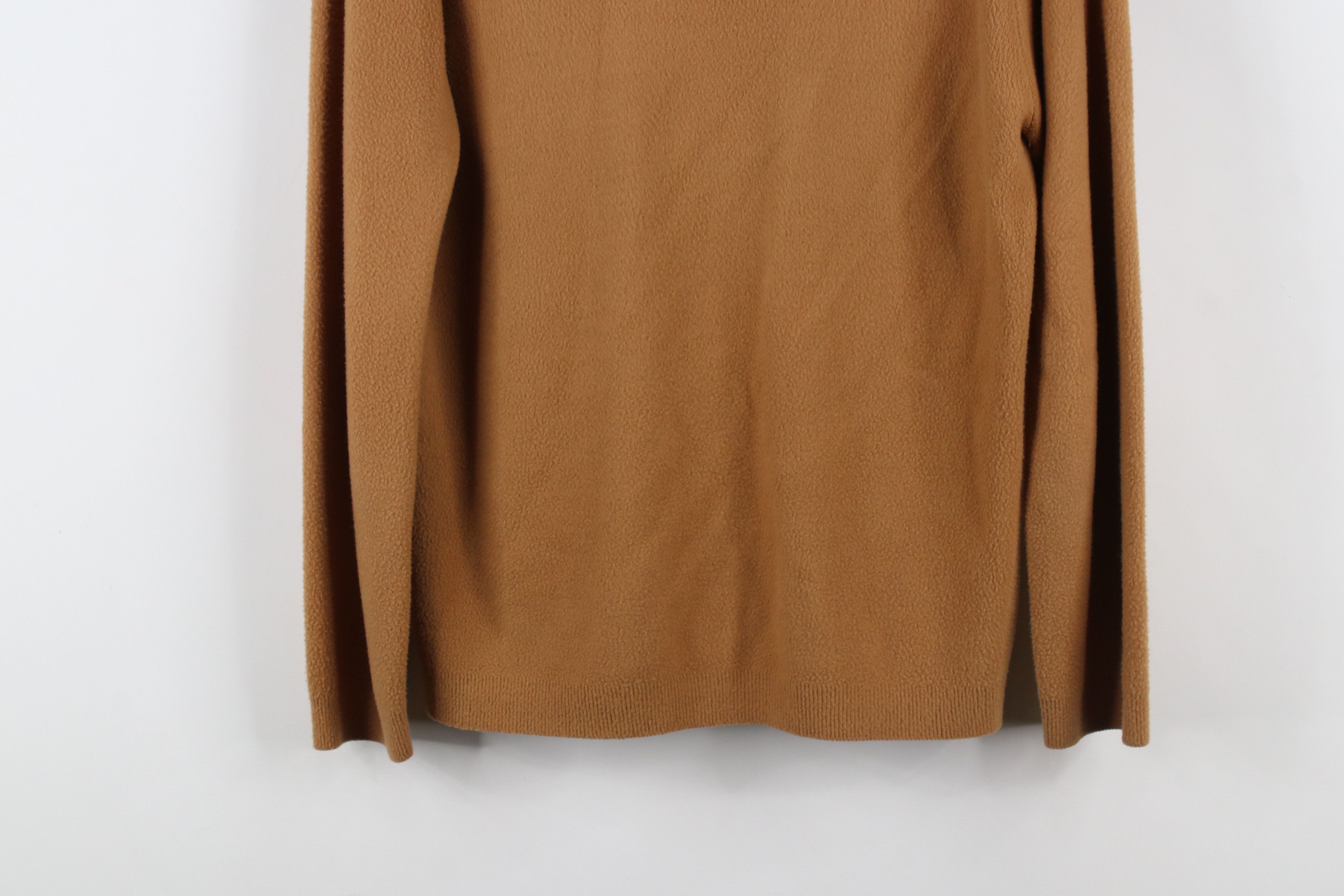 Vintage Vintage 70s Streetwear Blank Velour Fleece Sweater Brown Size S / US 4 / IT 40 - 13 Thumbnail