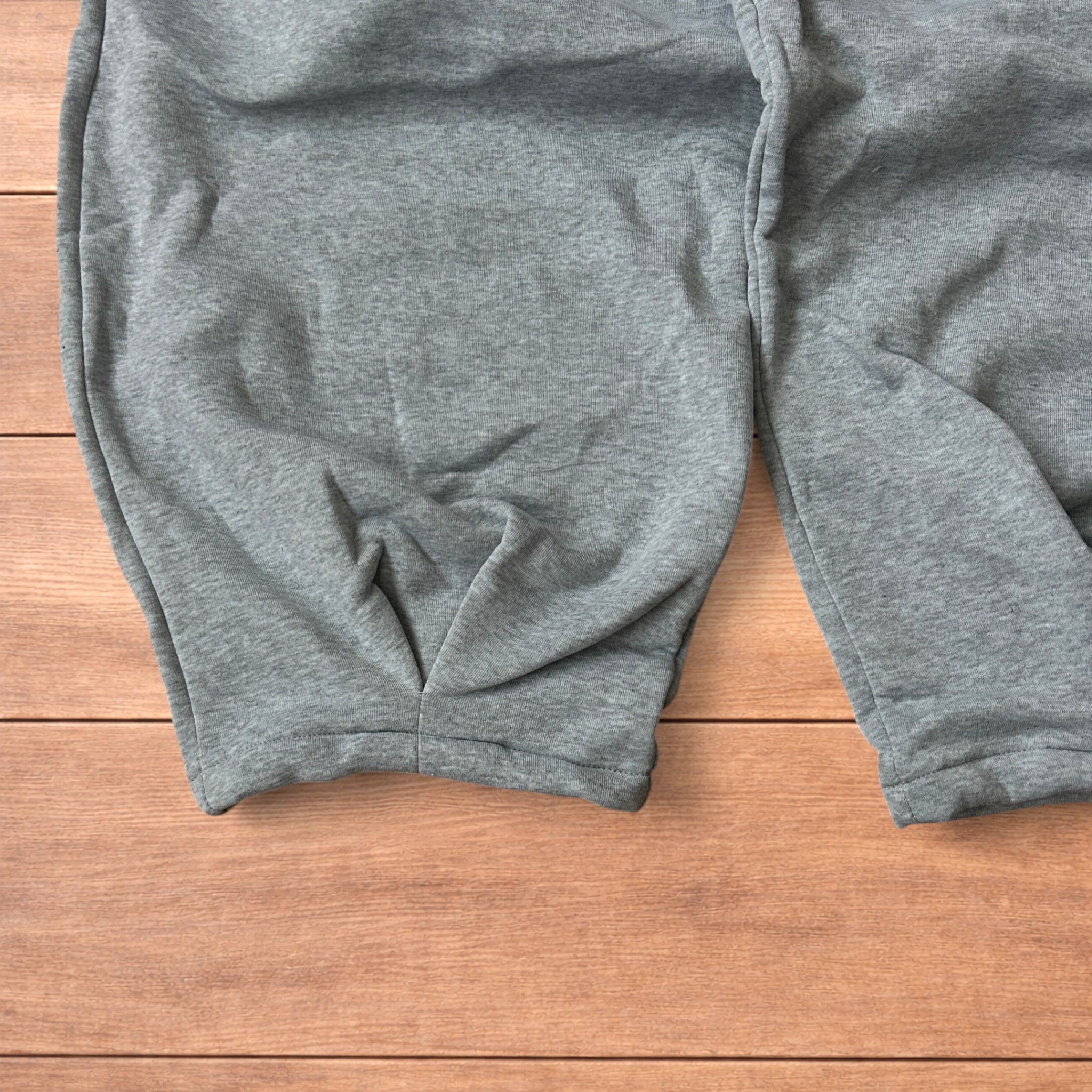 Japanese Brand Super baggy wide leg Japanese joggers in marl grey. Size US 34 / EU 50 - 4 Thumbnail
