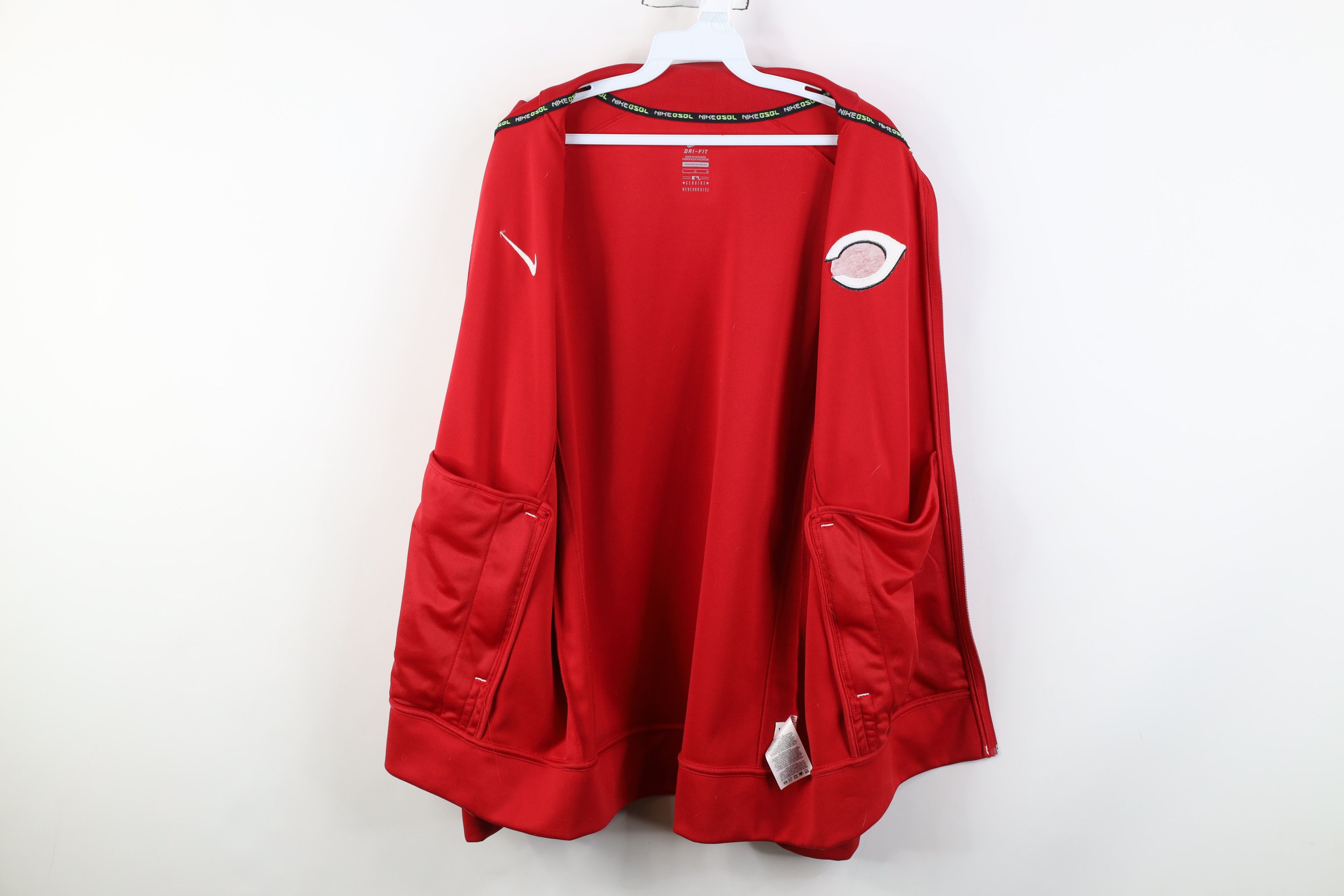 Nike Nike Scott Mini Swoosh Cincinnati Reds Baseball Jacket Red Size US L / EU 52-54 / 3 - 11 Thumbnail