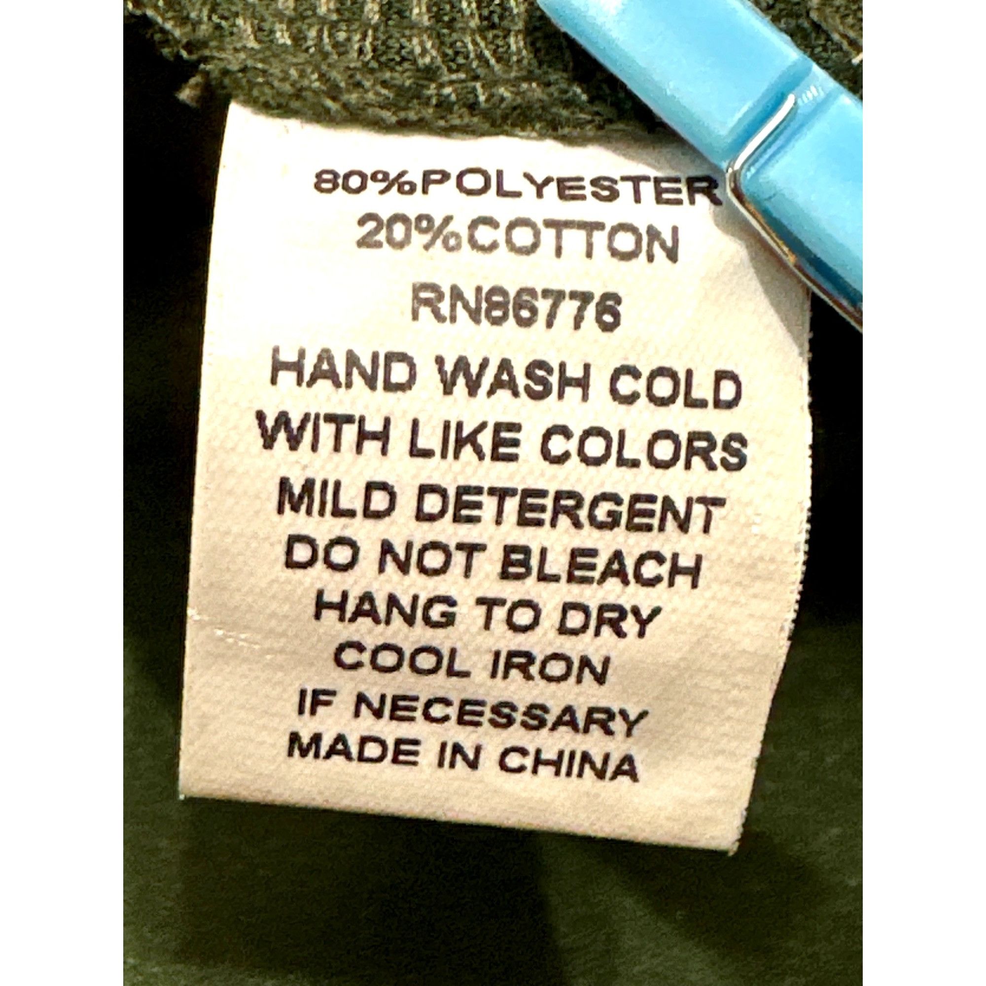 Other 209 WST 38th Med Olive Green Camo Textured Thick Cozy Pencil Size 28" / US 6 / IT 42 - 10 Thumbnail