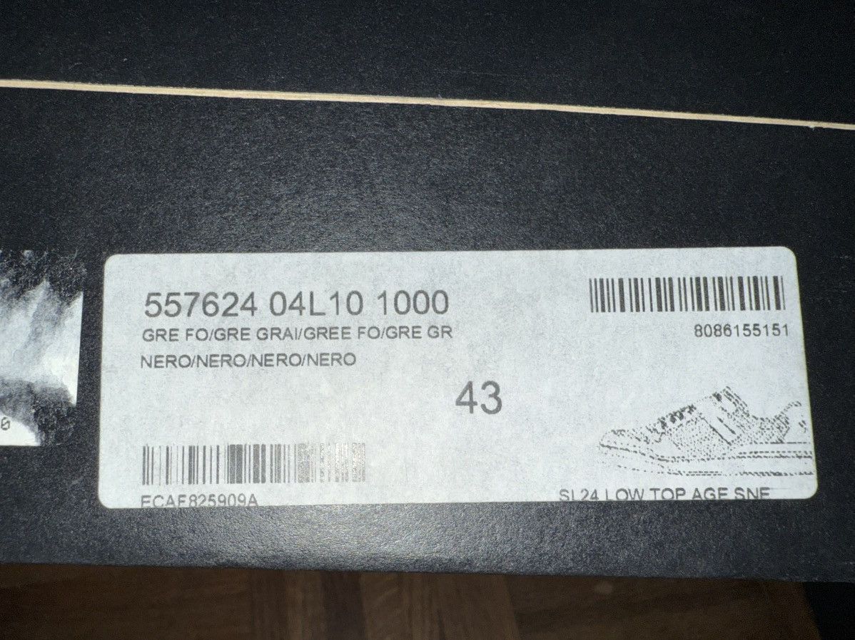 Saint Laurent Paris Saint Laurent SL 24 LOW TOP AGE SNEAKER Size US 10 / EU 43 - 4 Thumbnail
