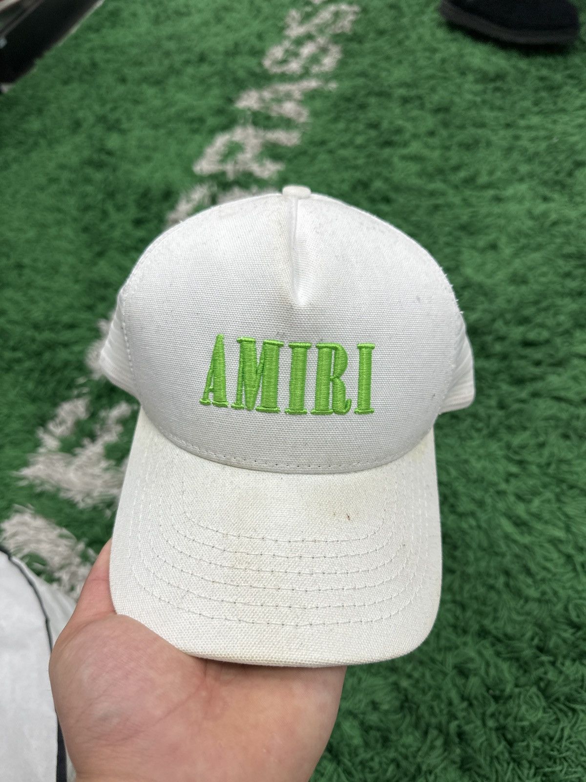 image of Amiri Hat in White, Men's