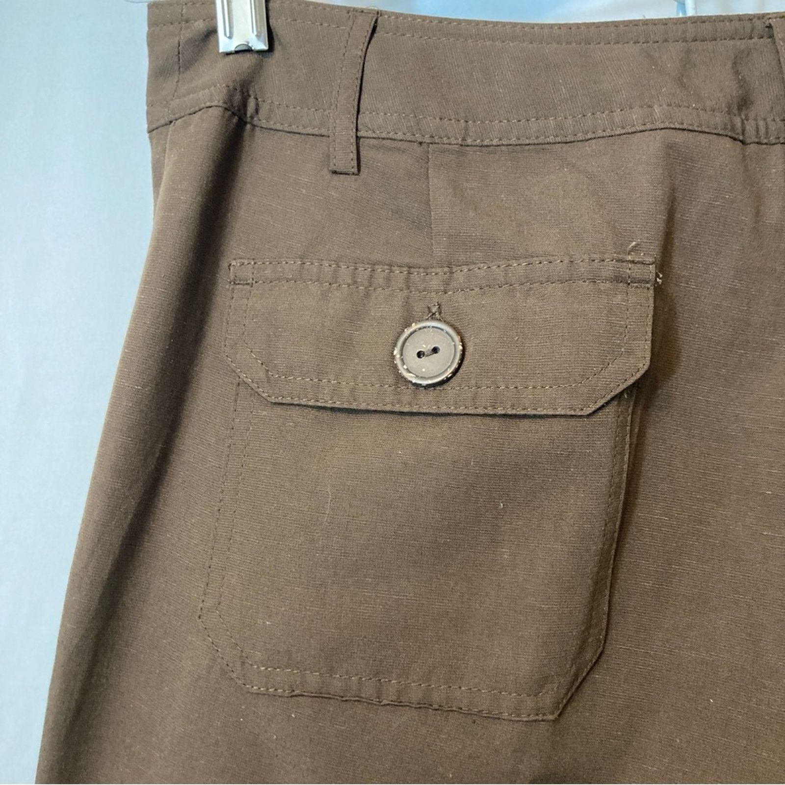 Other Emma James Brown Bootcut Mid Rise Trousers Slacks Pants Size 32" / US 10 / IT 46 - 7 Thumbnail