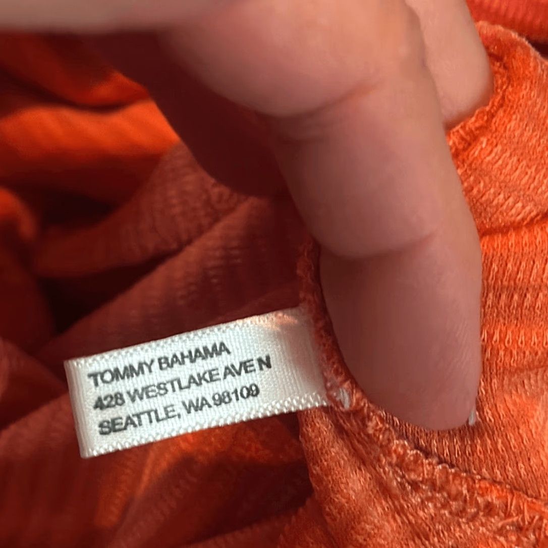 Tommy Bahama Tommy Bahama Polo Golf Shirt Mens XL Modal Stretch Light Blue Ribbed Extrafecta Orange Color 90s or 2000s? Size US XL / EU 56 / 4 - 6 Thumbnail