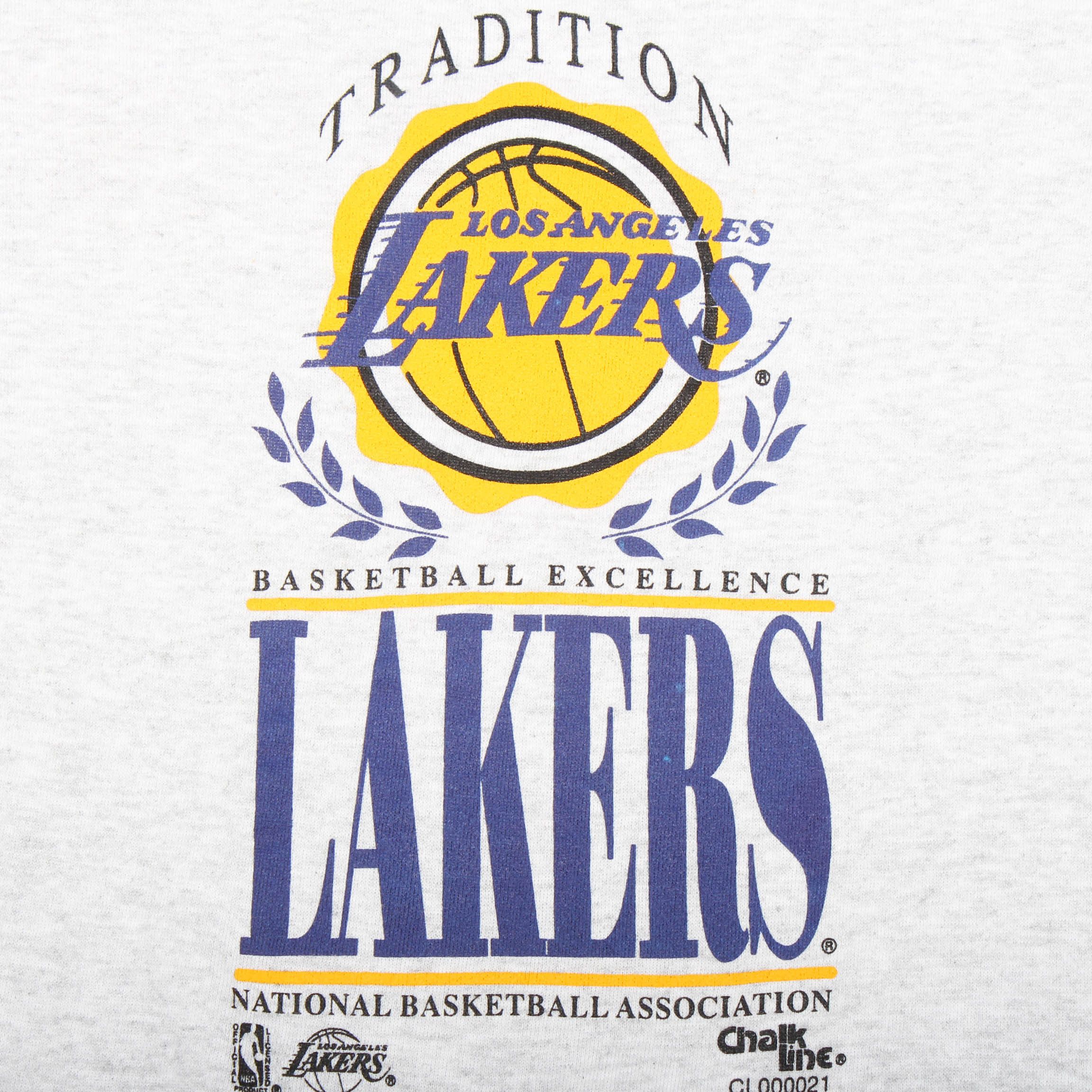 NBA Los Angeles Lakers Sweatshirt 90s NBA Crewneck Size US L / EU 52-54 / 3 - 9 Thumbnail