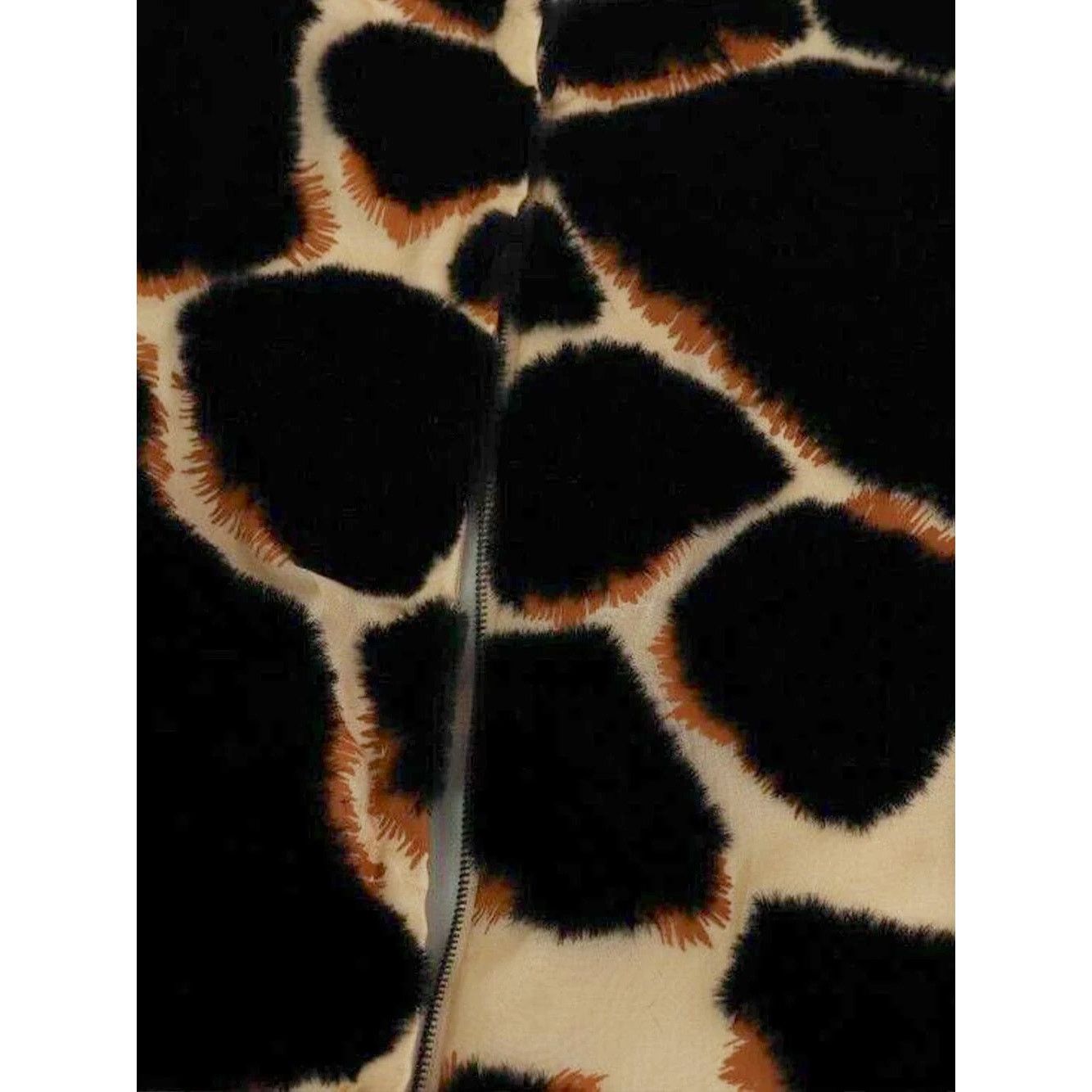 Dolce & Gabbana NWT DOLCE & GABBANA Runway Giraffe Print Mini Dress Brown 40 Size S / US 4 / IT 40 - 8 Thumbnail