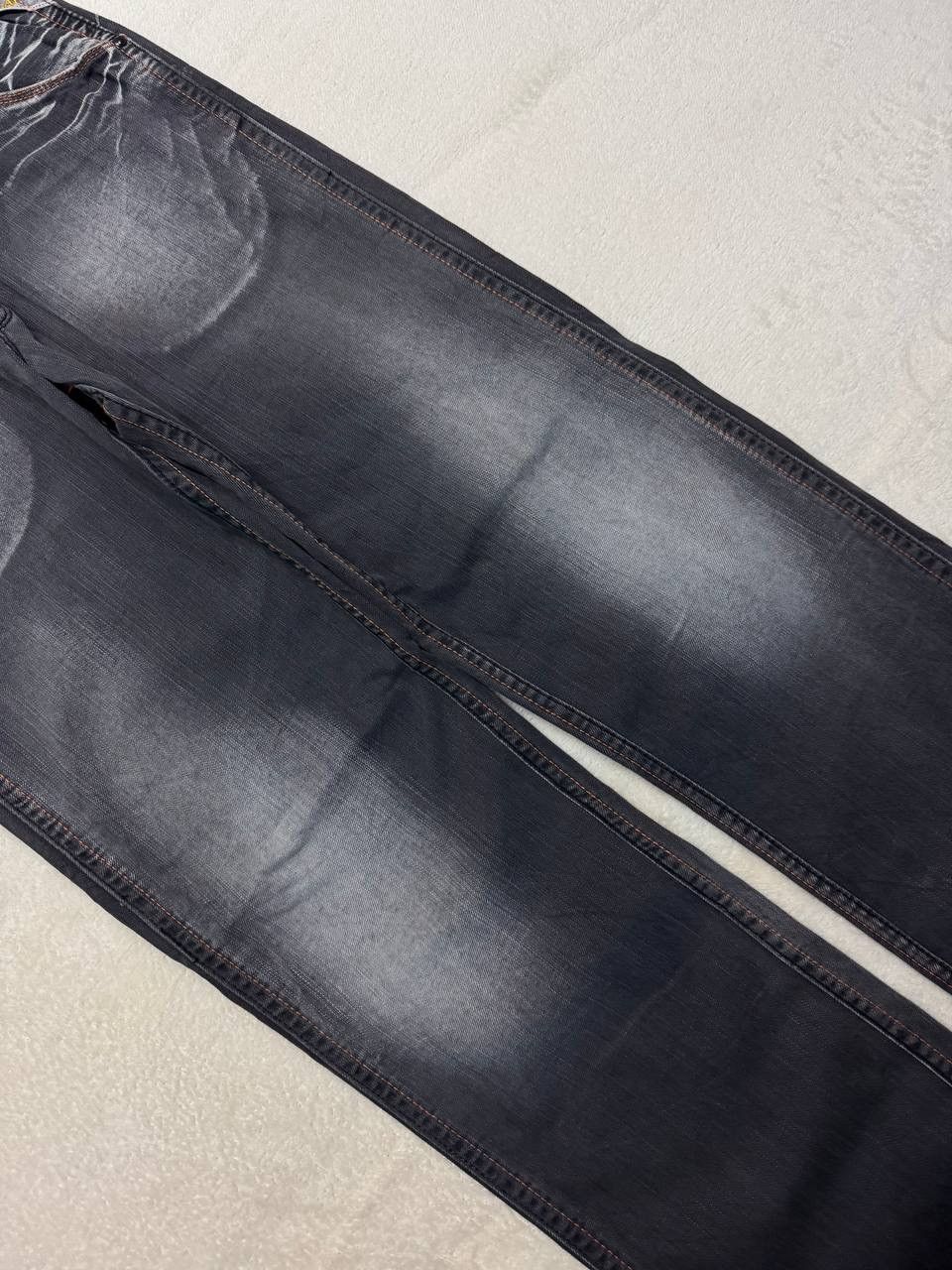 Japanese Brand SICK Vintage Replay Smoke Washed Style Distressed Denim Jean Size US 31 - 7 Thumbnail