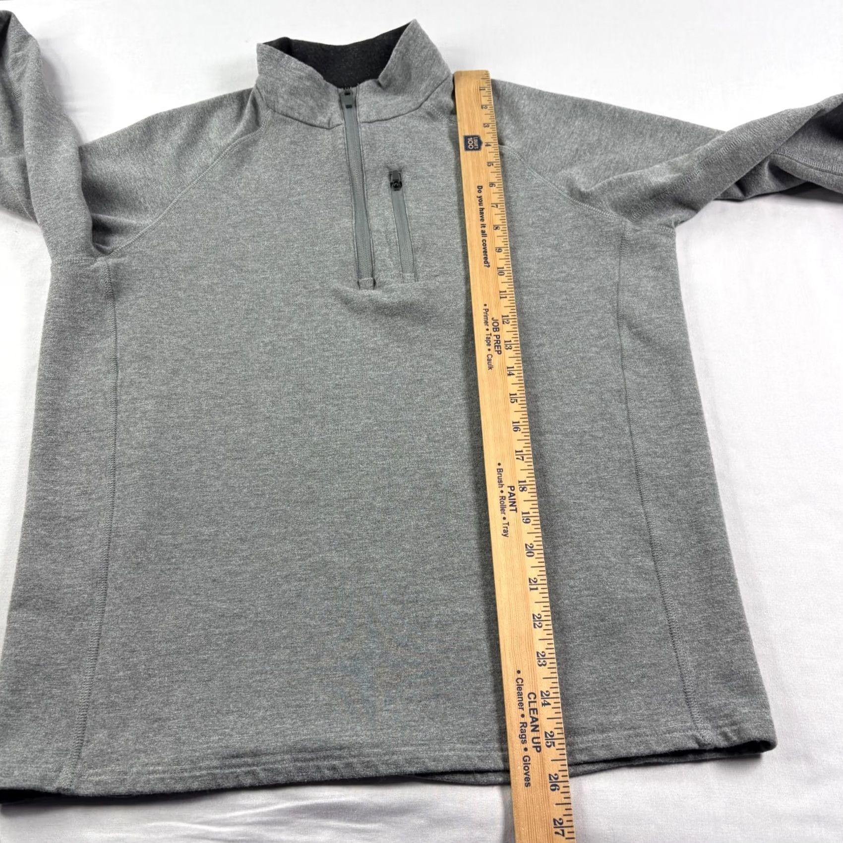 Vintage Free Fly Shirt Mens M Gray 1/4 Zip Pullover Stretch Bamboo Performance Activewear Casual Size US M / EU 48-50 / 2 - 5 Thumbnail