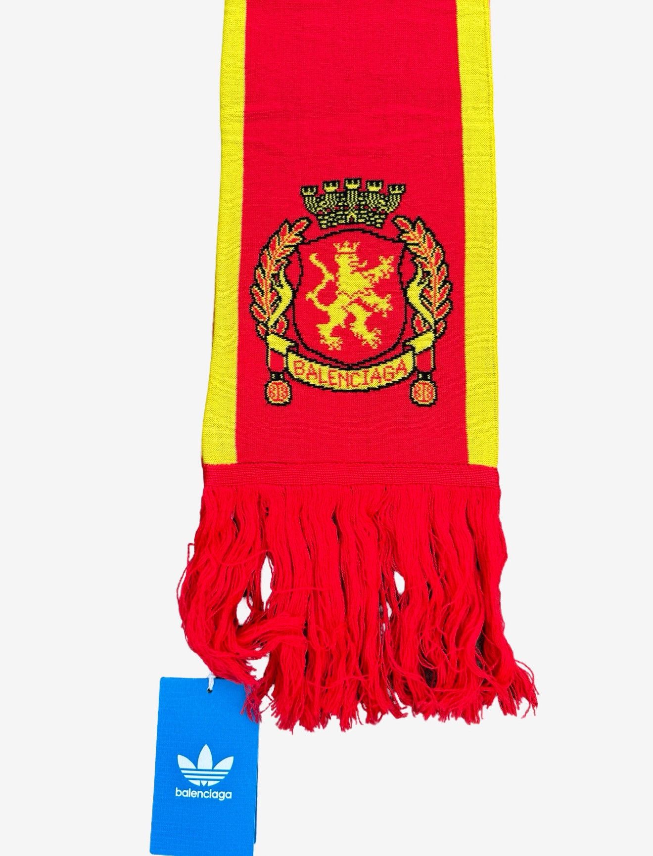 Balenciaga Balenciaga Adidas Soccer Logo Scarf Red Size ONE SIZE - 5 Thumbnail