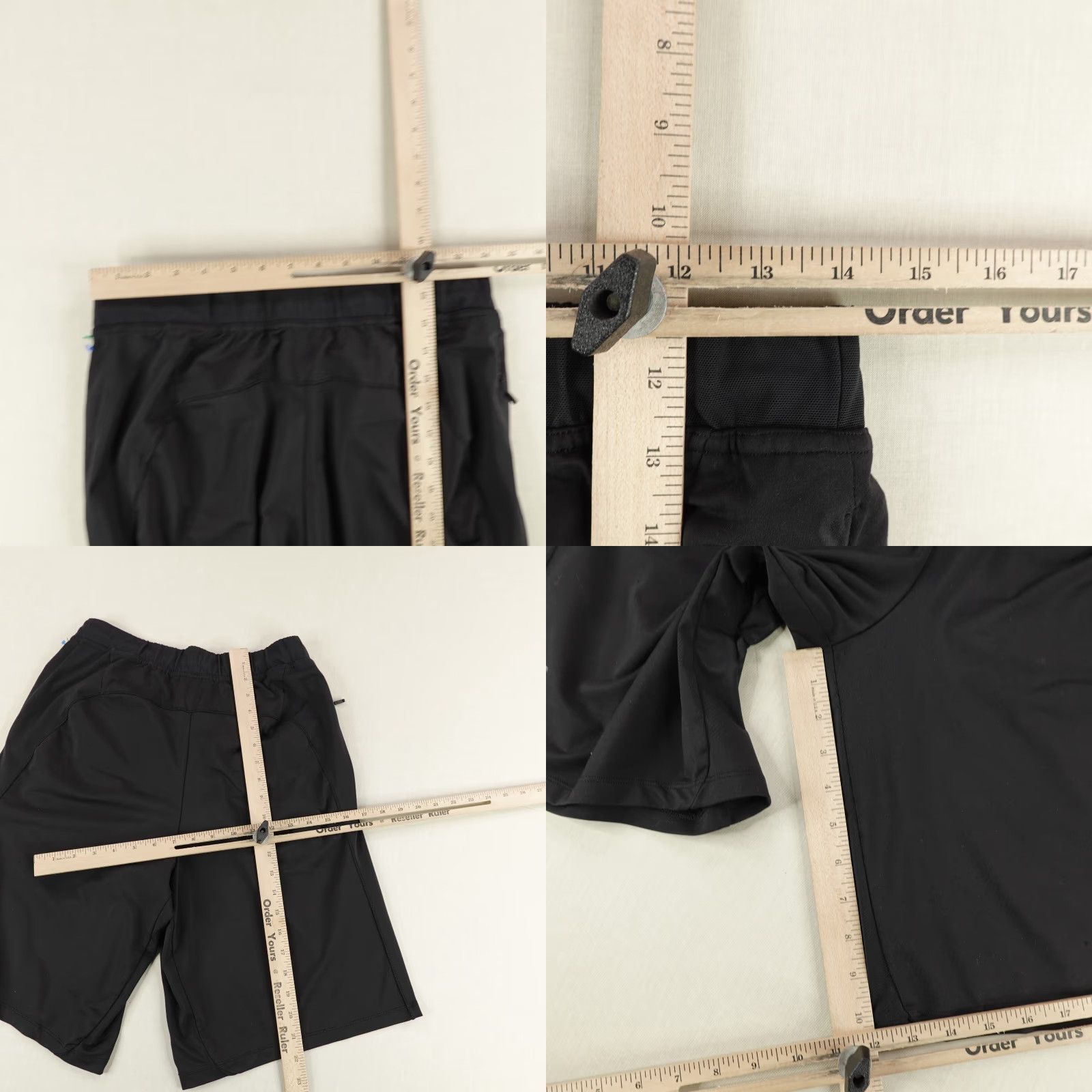 Lululemon Lululemon Shorts Mens Medium Black Fundamental 9" Athletic Workout Gym Running Size US 28 / EU 44 - 8 Thumbnail