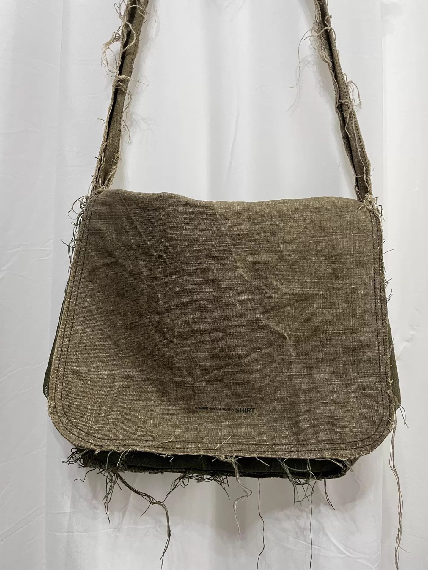 Comme des Garcons Comme des Garçons Vintage Distressed Messenger Bag Size ONE SIZE - 2 Thumbnail