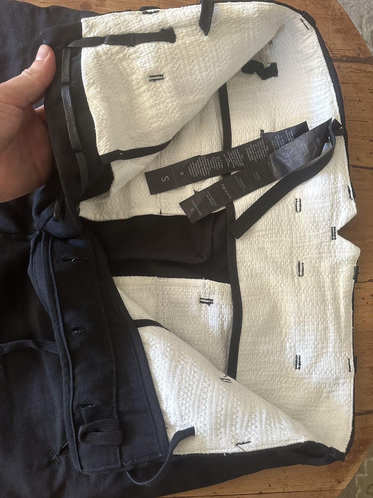 Boris Bidjan Saberi Boris Linen/Cotton Pants Size US 30 / EU 46 - 5 Thumbnail
