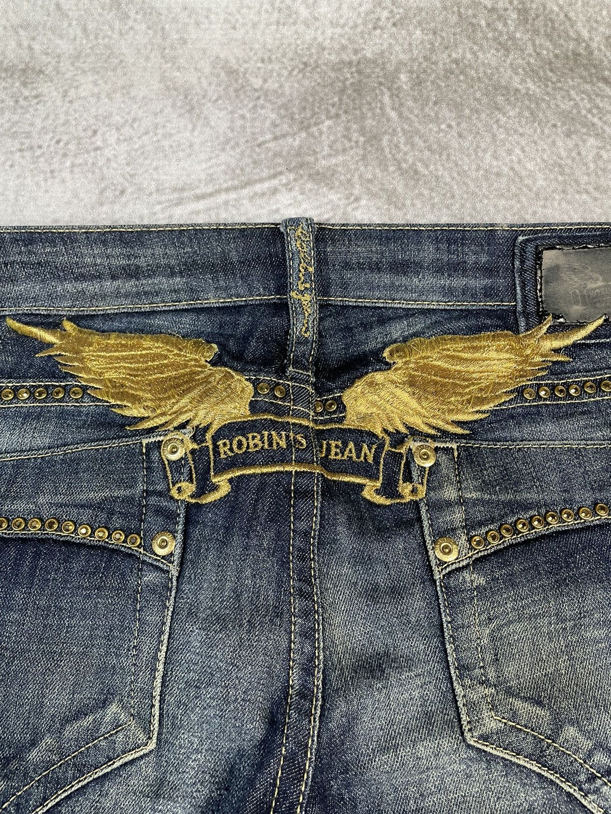 Robins Jeans Y2k Robin's Jean Low Rise Flare Boot Cut Denim Size 28" / US 6 / IT 42 - 5 Thumbnail