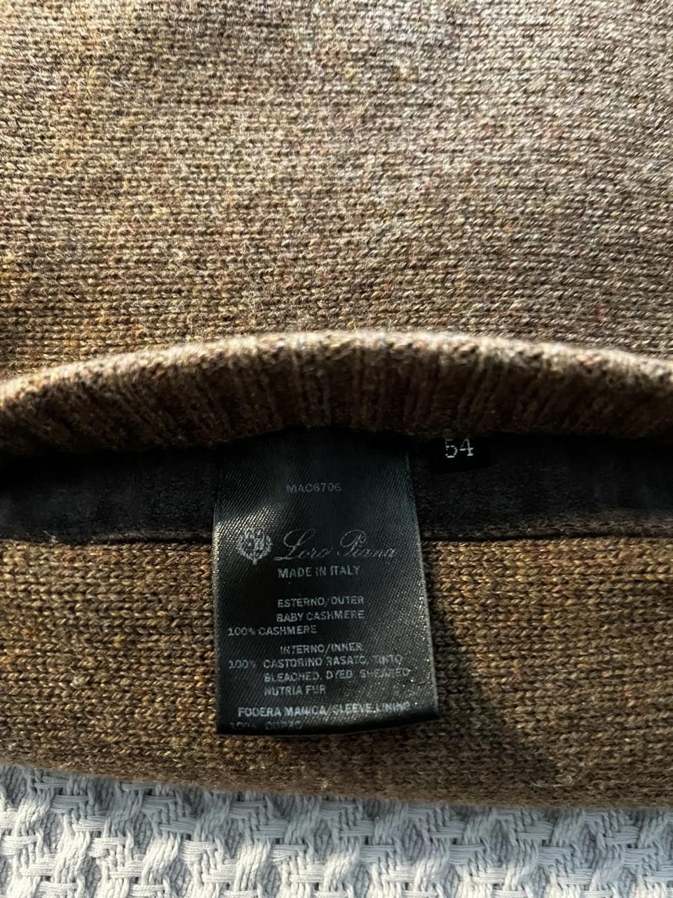 Loro Piana Ultra Rare Loro Piana Bomber – Baby Cashmere & Nutria Fur Size US L / EU 52-54 / 3 - 5 Thumbnail