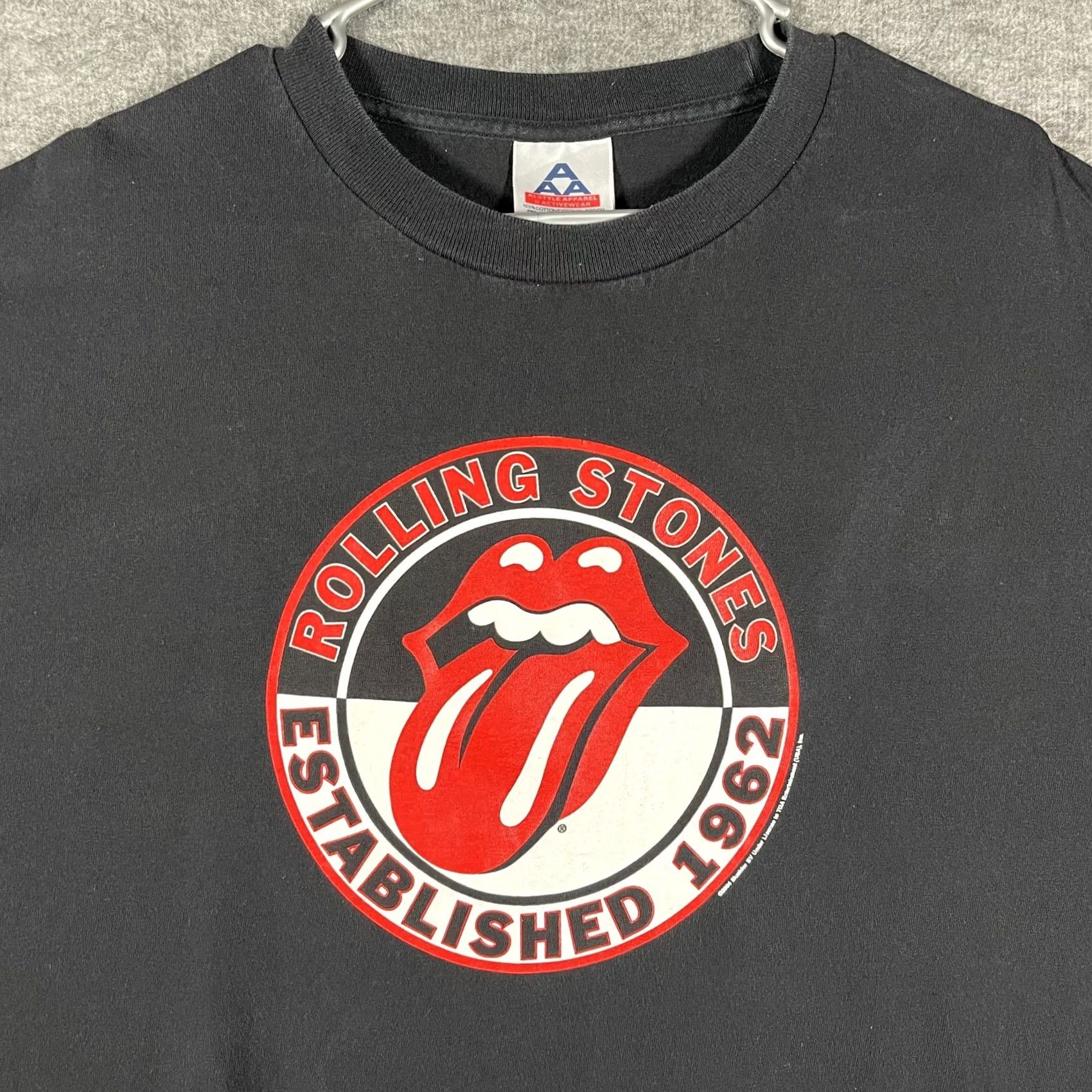 Logo 7 VINTAGE Rolling Stones Shirt Mens L Black Tongue Logo 1962 2004 Band Graphic T-Shirt Rock Musidor 2004 Established Size US L / EU 52-54 / 3 - 2 Thumbnail