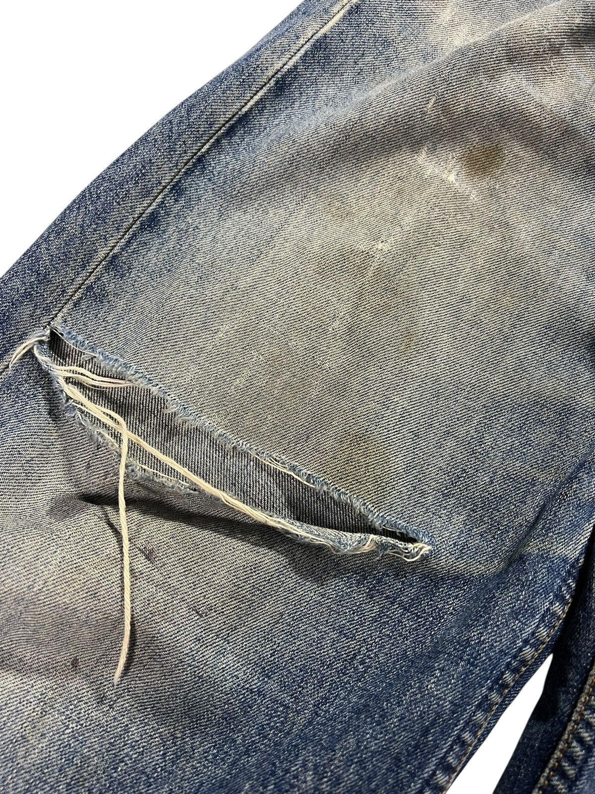 Levi's 💥90’s Baggy💥Vintage Levis 503 Distress Mud Wash Baggy Jeans Size US 33 - 8 Thumbnail