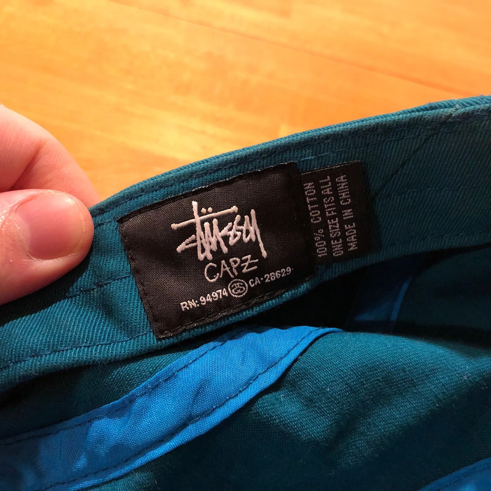 Stussy VINTAGE STUSSY Floral Camp Cap 5-Panel Hat Cap Size ONE SIZE - 10 Thumbnail