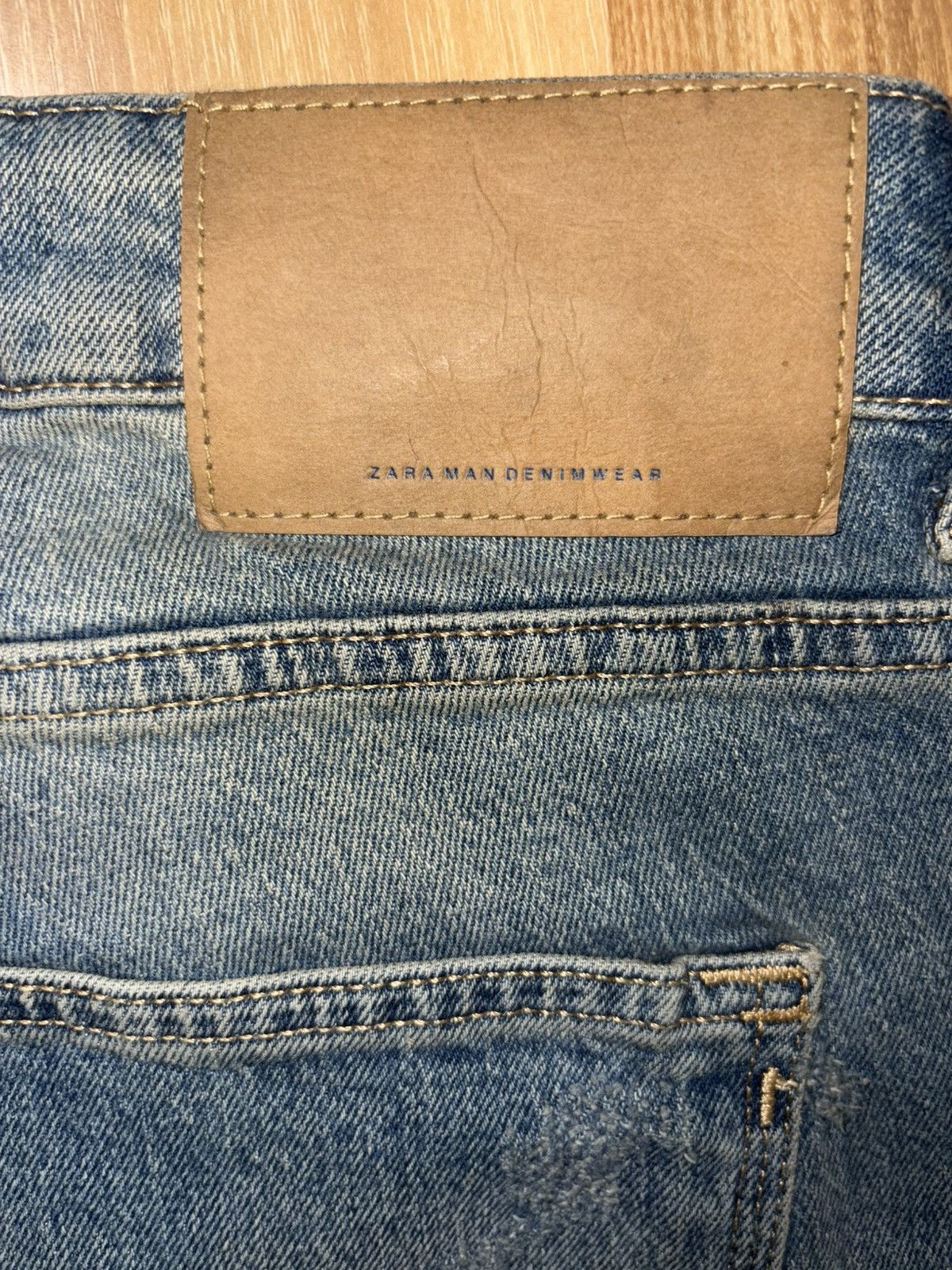 Zara Zara man distressed Denim Jeans Size US 36 / EU 52 - 10 Thumbnail