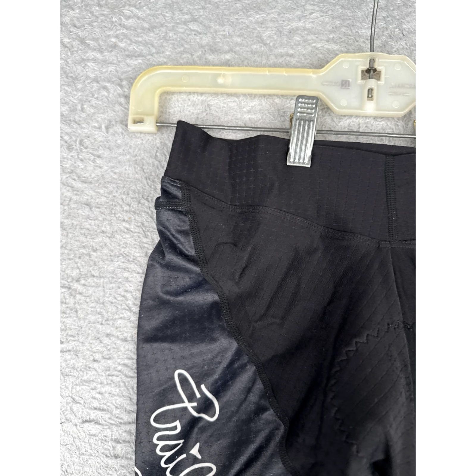 Vintage VOLUME Voler Padded Cycling Shorts Womens Medium Black Chamois Vail Paw Print Graphic Size 32" / US 10 / IT 46 - 4 Thumbnail