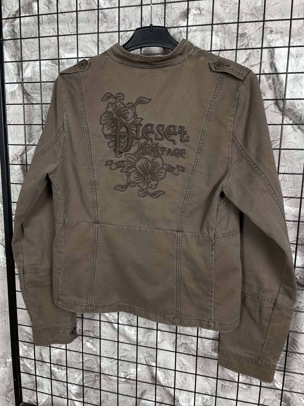 Diesel 2000s Diesel Archive Rare U2K Jacket Big Logo Japanese Vibe Size US S / EU 44-46 / 1 - 3 Thumbnail