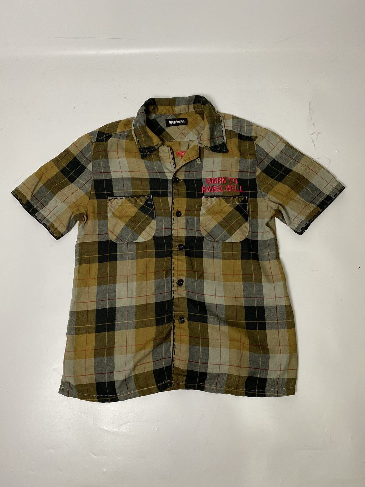 Hysteric Glamour × If Six Was Nine × Japanese Brand 💥best💥 Hysteric glamour plaid shirt embroidery Size US M / EU 48-50 / 2 - 1 Thumbnail