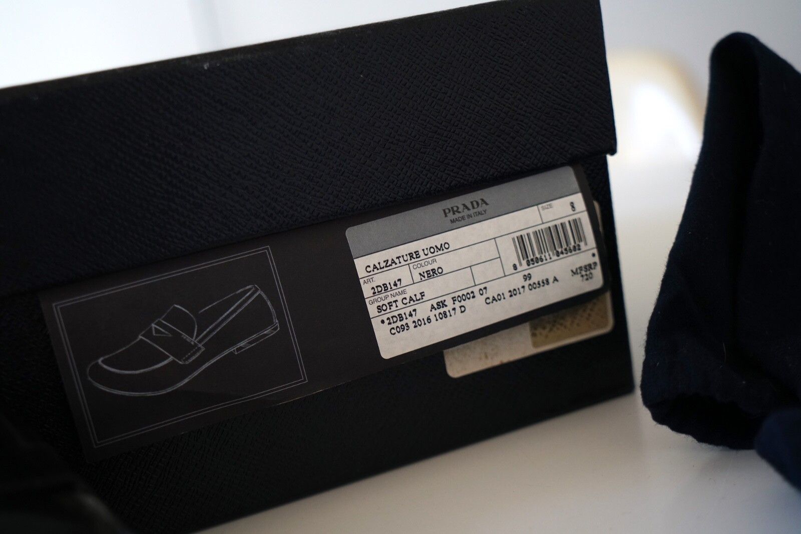 Prada PRADA loafers black 8 1/2 Size US 8.5 / EU 41-42 - 10 Thumbnail