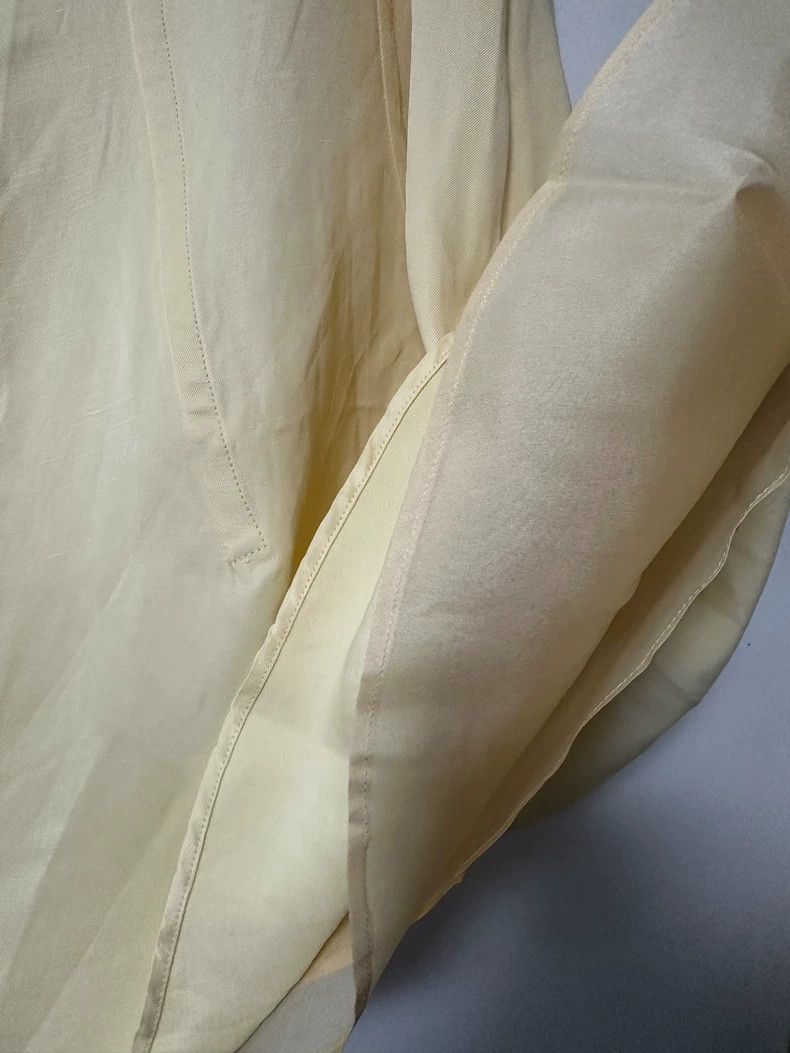 Jil Sander Jil Sander Light yellow twill skirt Size 42" / US 20 - 4 Thumbnail