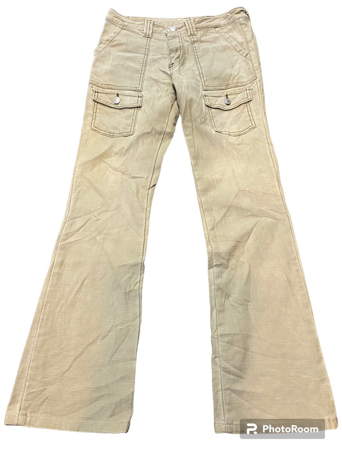 Hysteric Glamour × Japanese Brand × Tornado Mart Flare jeans ikka boot cut multi pocket Size US 29 - 1 Thumbnail