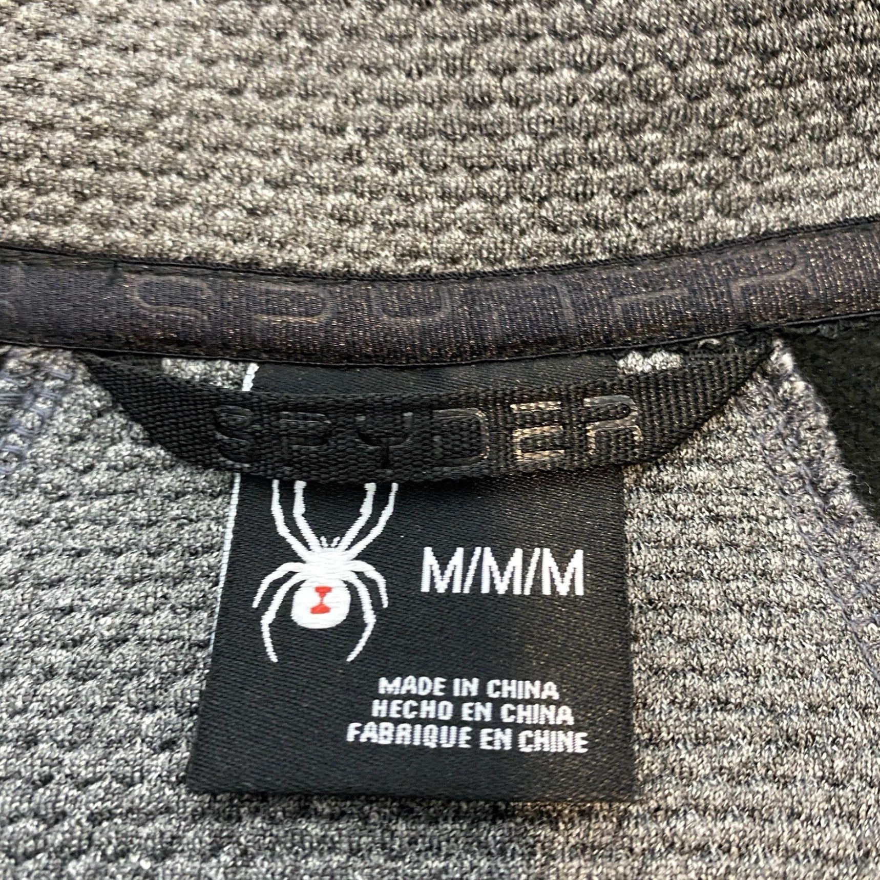 Spyder Spyder Vest Mens M Full Zip Pillow Tech Gray Insulated Stretch Logo Size US M / EU 48-50 / 2 - 7 Thumbnail