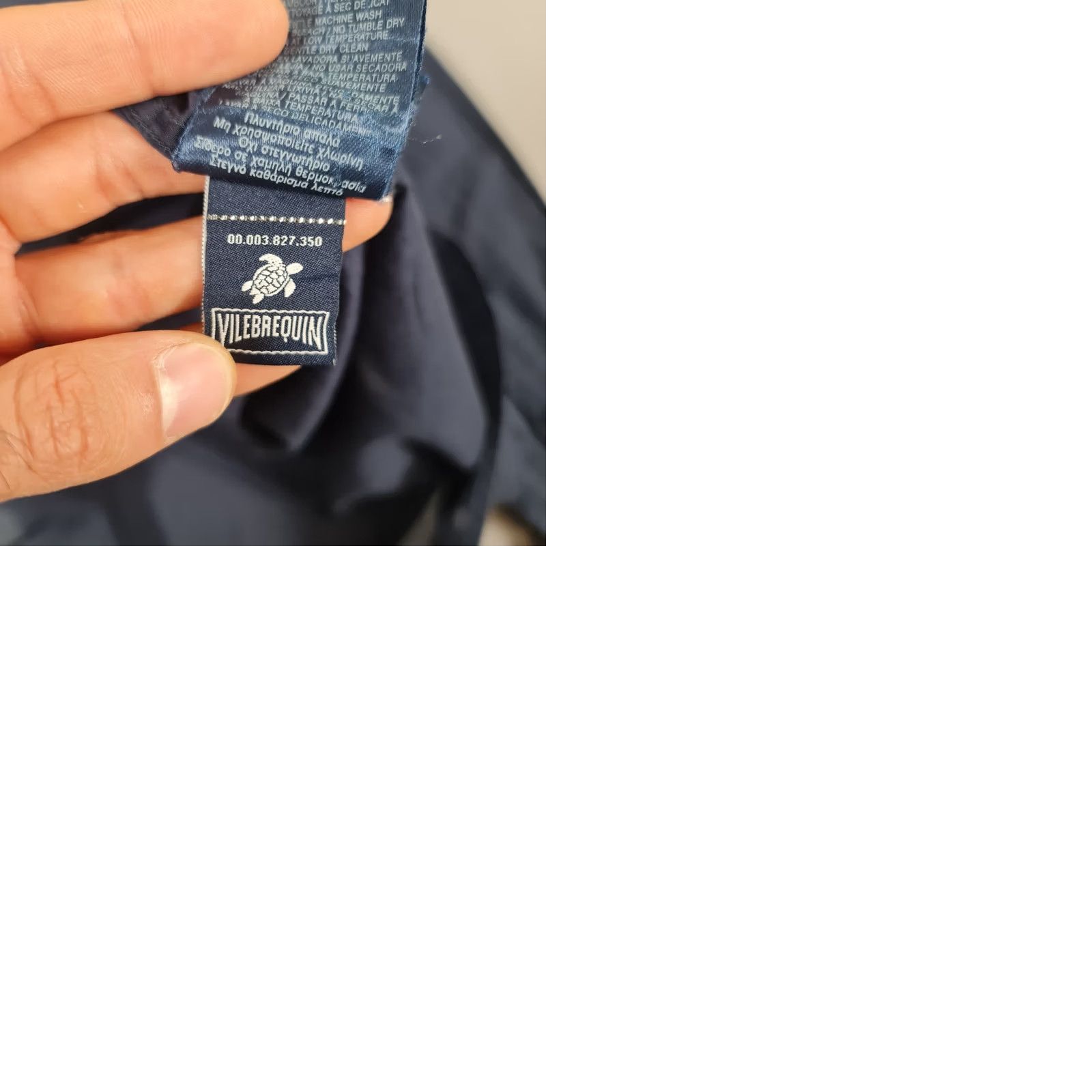 Vilebrequin Vilebrequin Shirt Mens Blue Navy Small Cotton Long Sleeve Button-Up Casual Regular Womens? Size US S / EU 44-46 / 1 - 9 Thumbnail