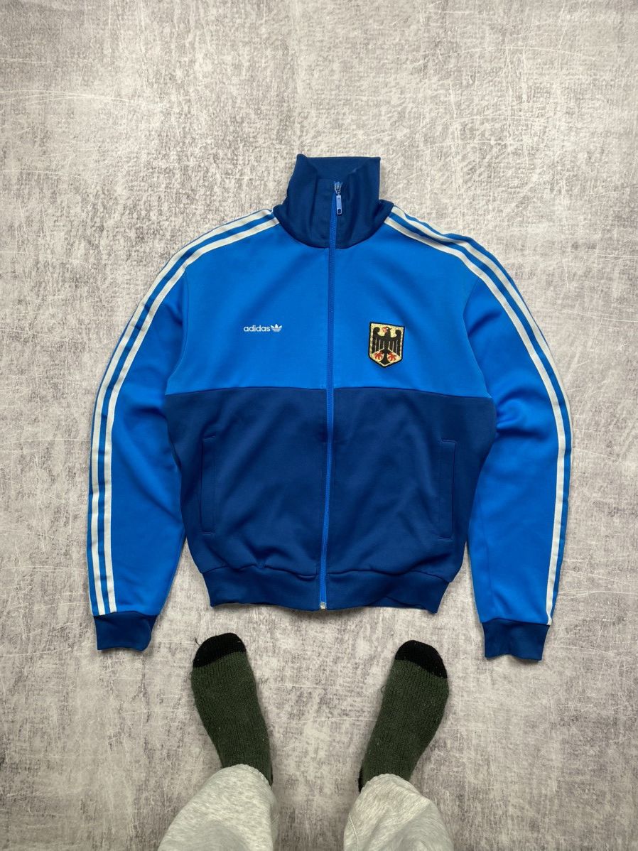 Adidas Vintage Adidas Germany National Team Training Truck Jacket Size US M / EU 48-50 / 2 - 1 Thumbnail