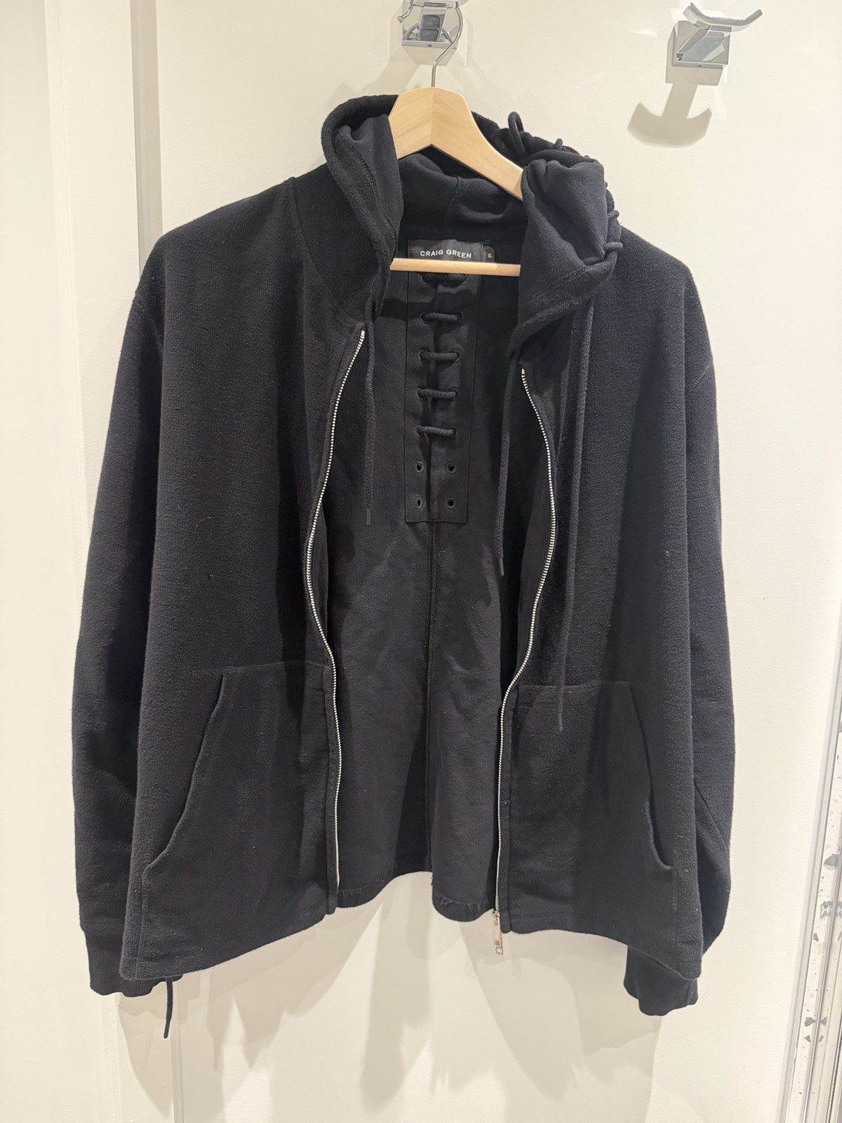 Craig Green Craig Green Lace-Up Hoodie Jacket Size US L / EU 52-54 / 3 - 1 Thumbnail