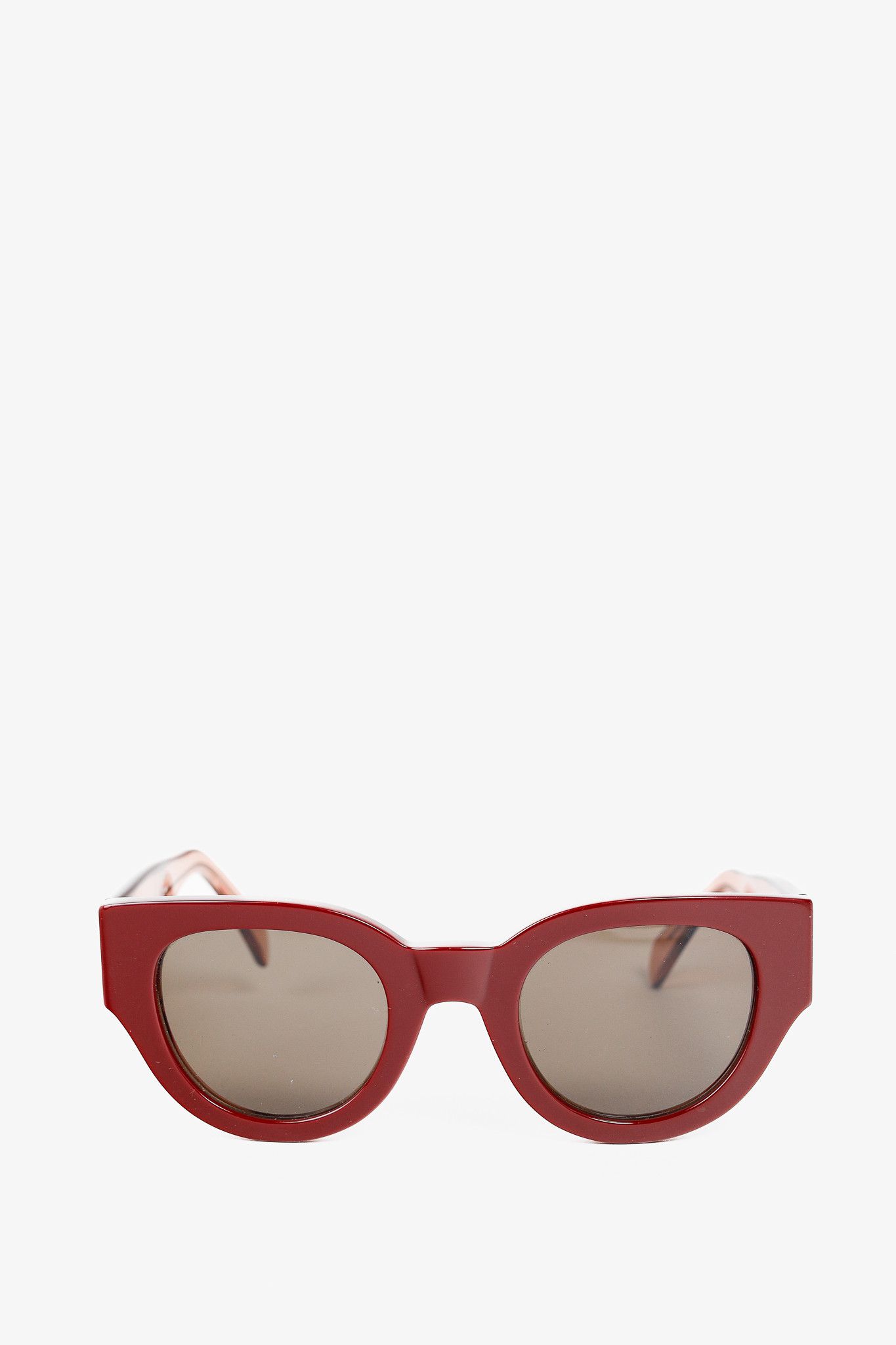 Celine Celine CL 41064/S Brown Retro Style Acetate Sunglasses Size ONE SIZE - 2 Thumbnail