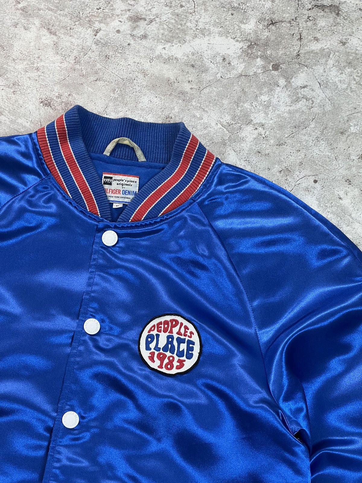 Tommy Hilfiger × Vintage Tommy Hilfiger x people’s place 1985 satin jacket Size US M / EU 48-50 / 2 - 2 Thumbnail