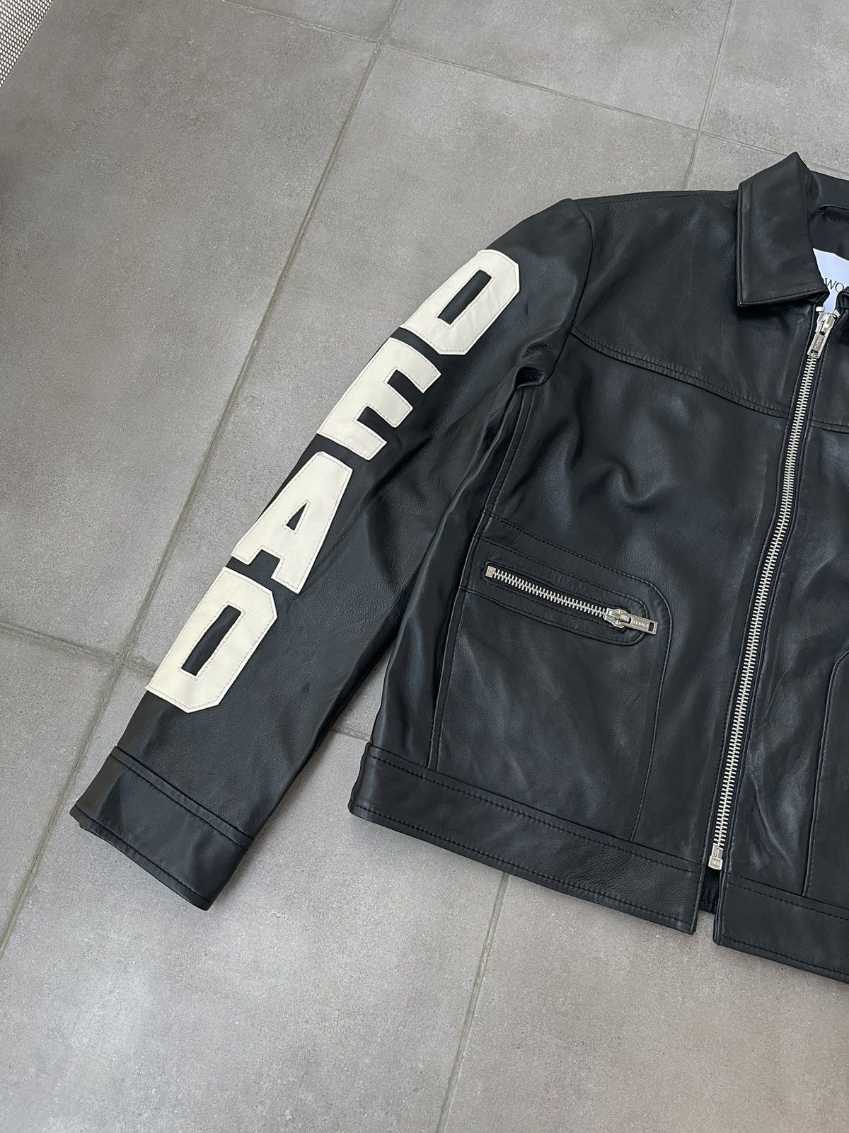 Deadwood !DS! AW23 Deadwood Gibbs Black Leather Jacket Size US M / EU 48-50 / 2 - 11 Thumbnail