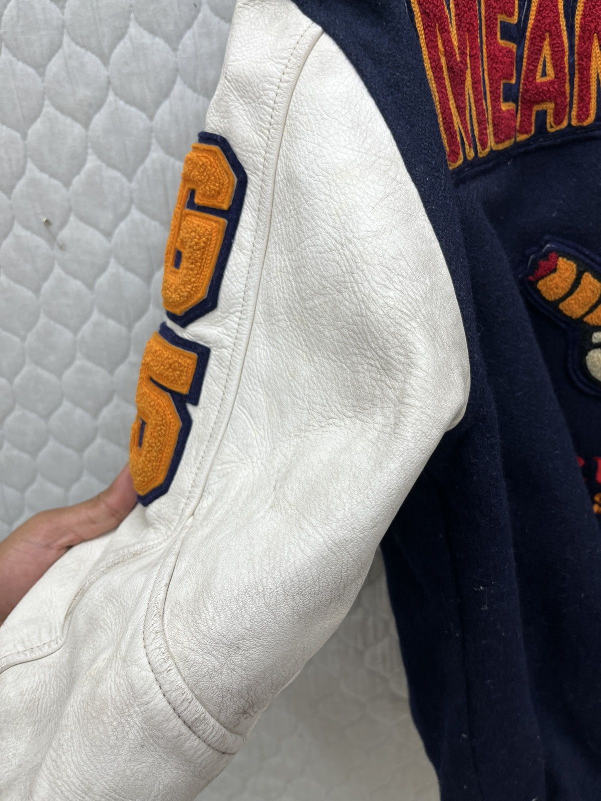 Japanese Brand 🔥🔥🔥ARCHIVE UNITED FORUS MEAN FIGHTERS VARSITY JACKET Size US M / EU 48-50 / 2 - 17 Thumbnail