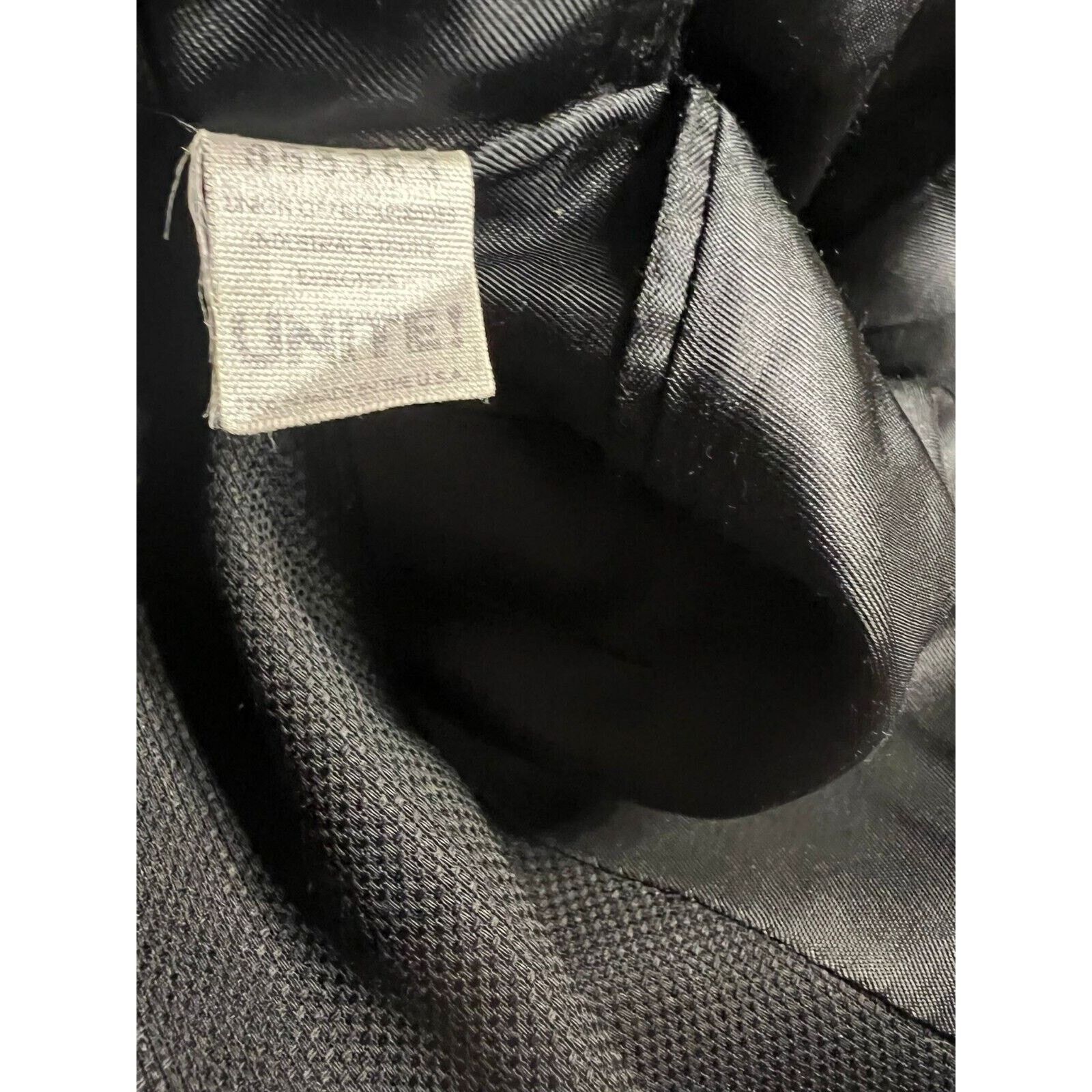 Burberry Burberry London Mens Wool Blazer Size 40R Black Two Button Size 40R - 6 Thumbnail