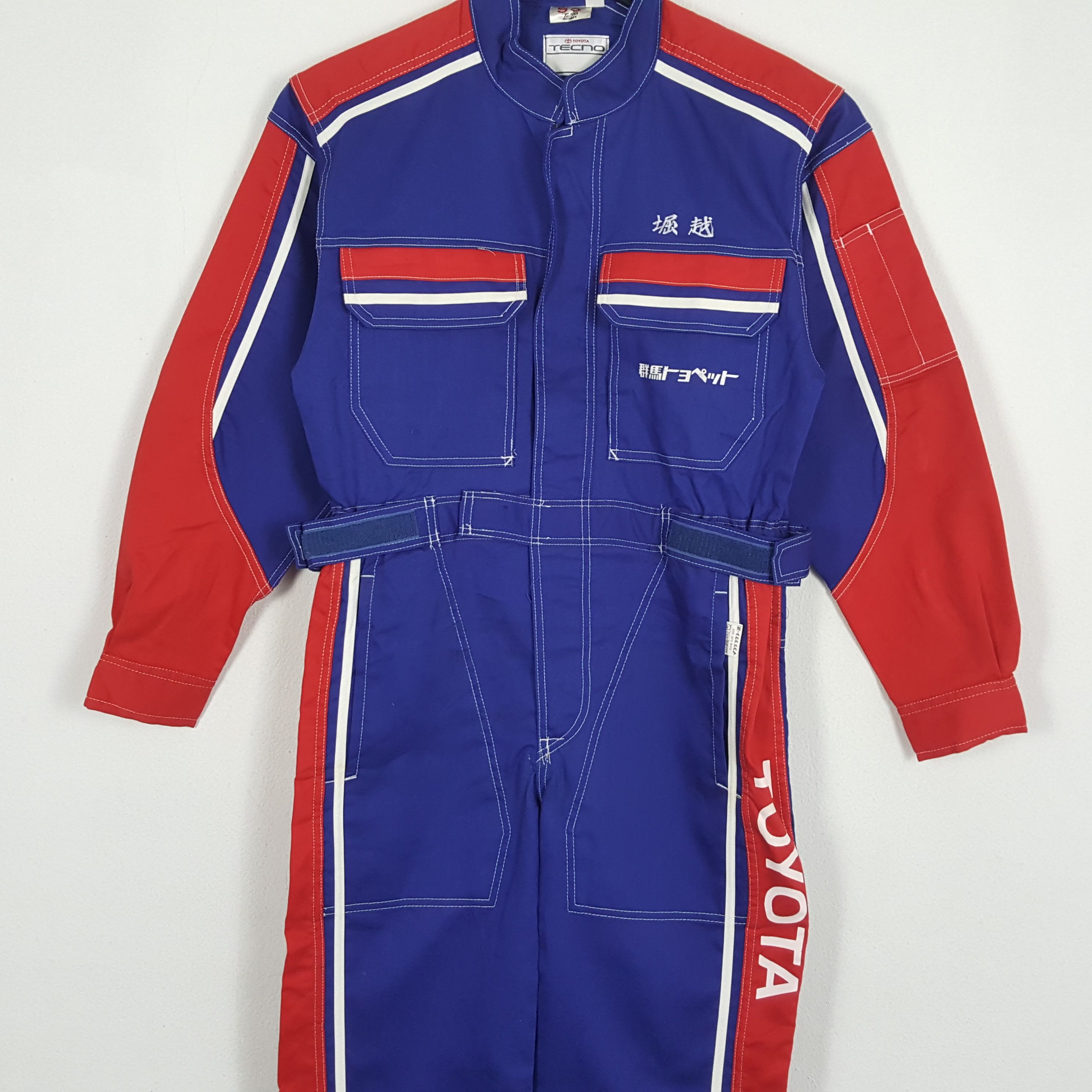 Japanese Brand × Vintage TOYOTA TOYOPET TECNO Motorsports Racing Coverall Jacket Size US S / EU 44-46 / 1 - 5 Thumbnail