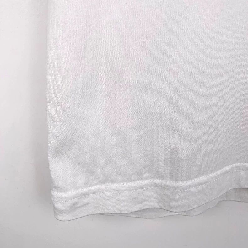 Balenciaga Balenciaga Logo monogrammed crewneck white cotton short sl Size US S / EU 44-46 / 1 - 5 Thumbnail